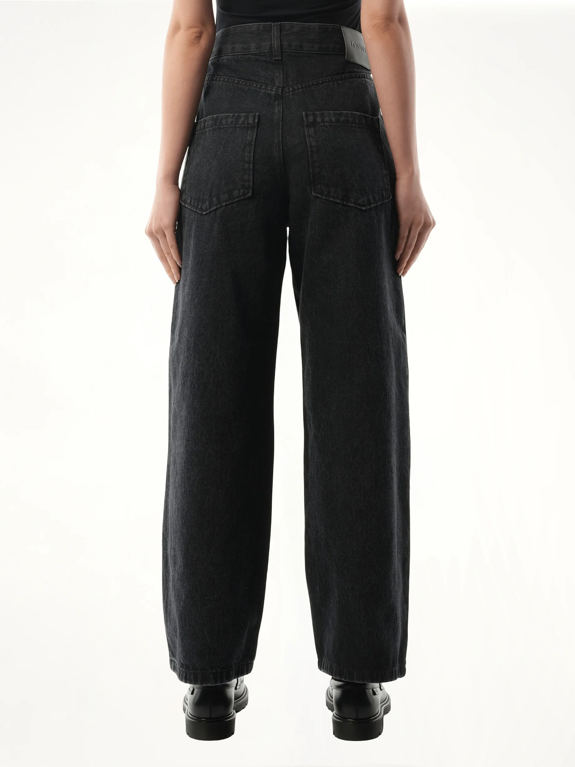 Anagram Baggy Jeans AF in Black - Image 6