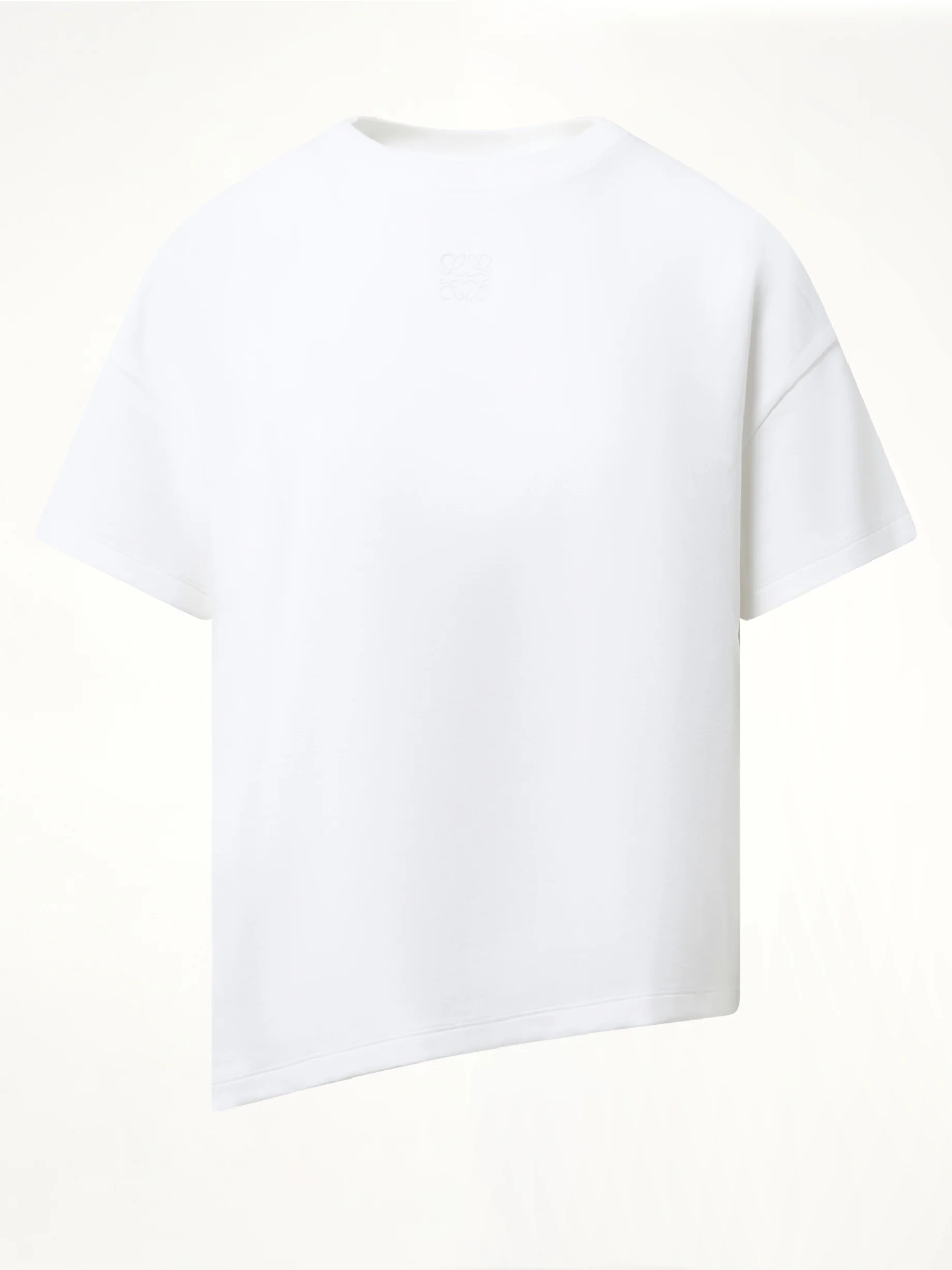 Asymmetric T-Shirt in White - Image 2