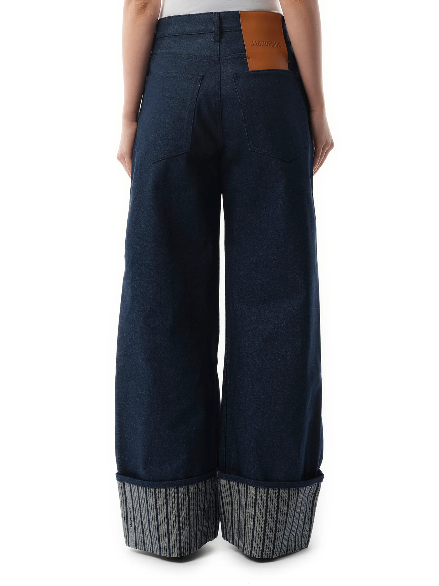 Le De-Nimes Large in Navy/Navy Stripe - Image 6