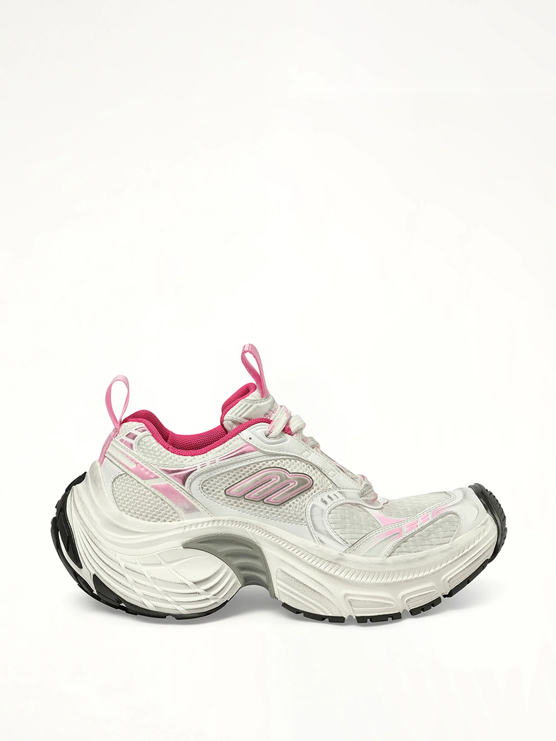 6XL Sneaker in White/Pink/Grey/Black