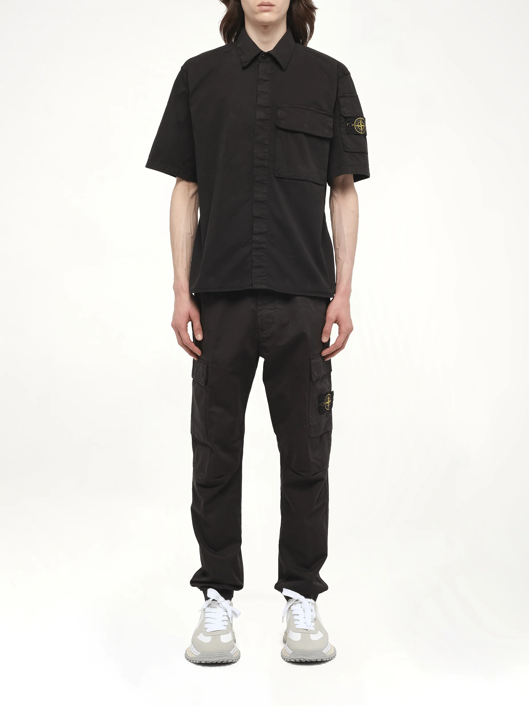 110000 Supima Shirt M/Corta in Black - Image 7