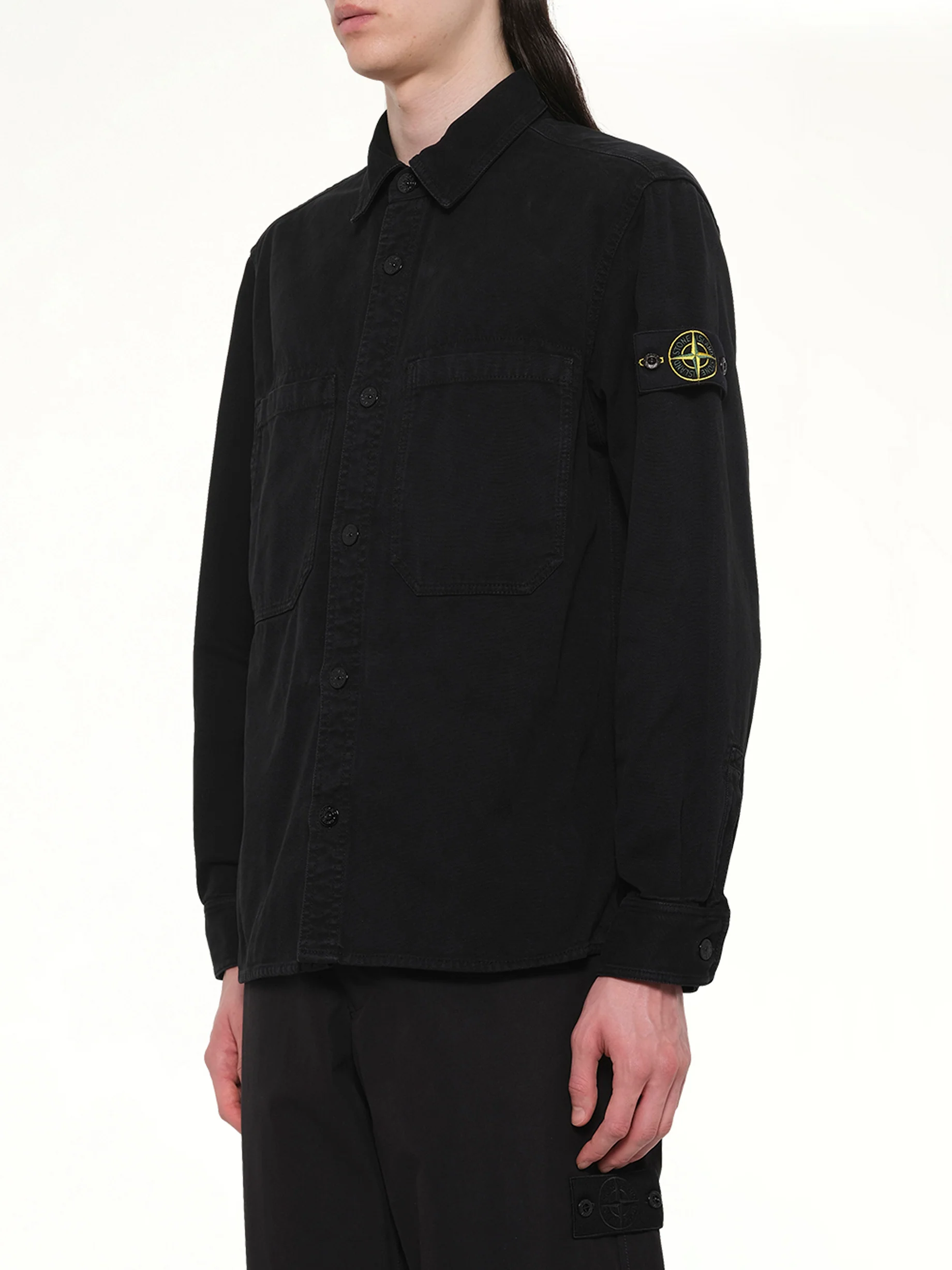 120000 Overshirt in Black - Image 3