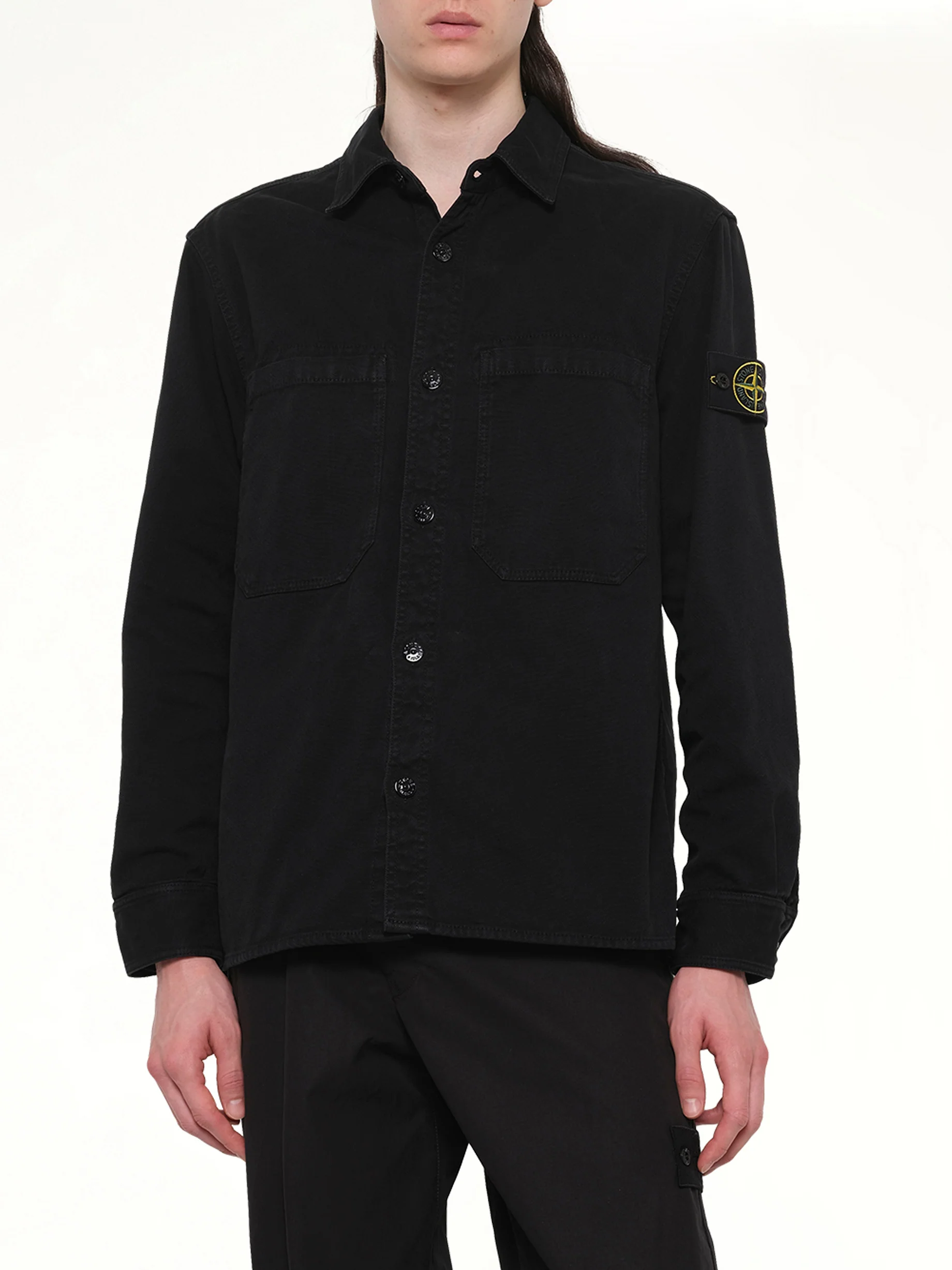120000 Overshirt in Black - Image 6