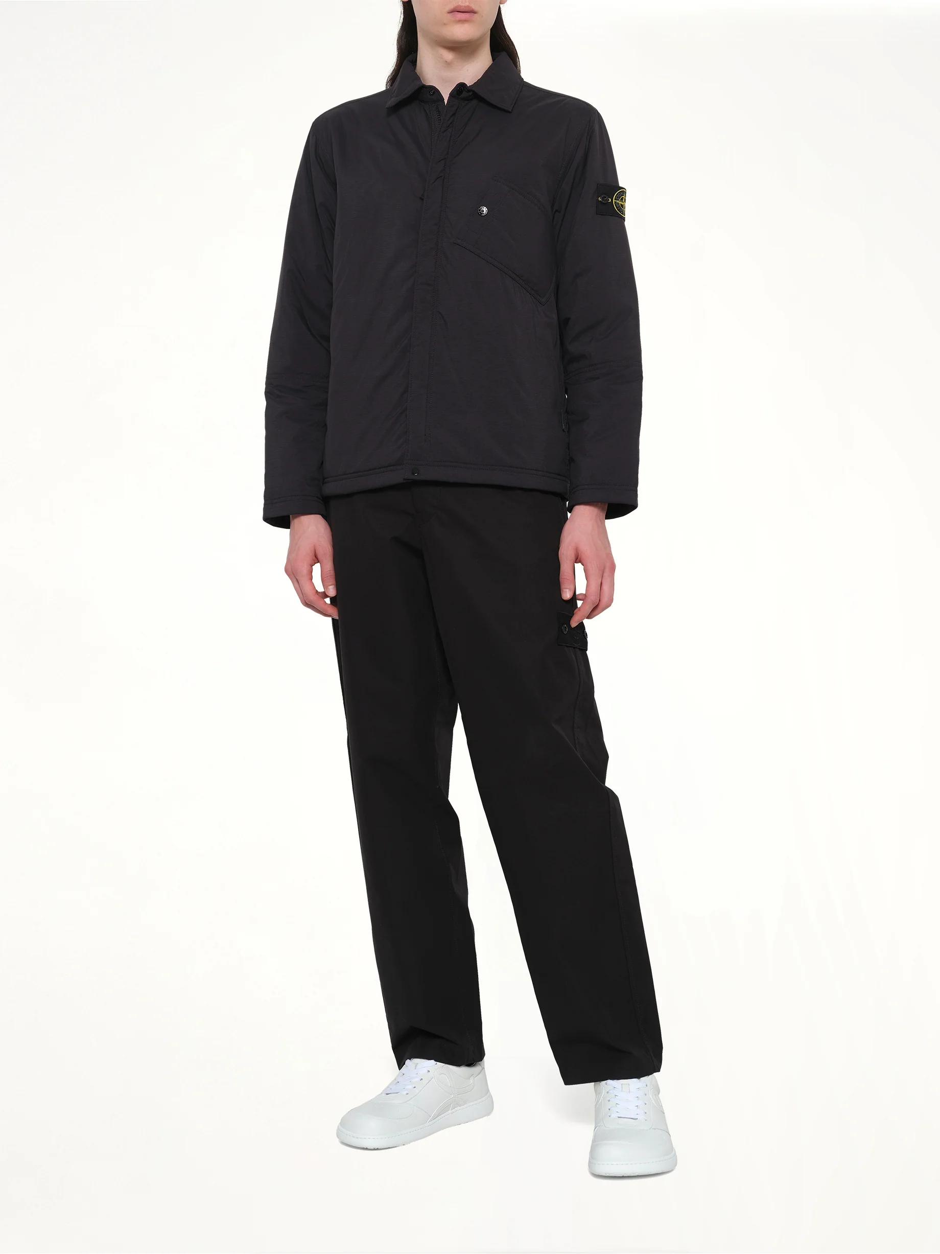 1200007 Overshirt in Black - Image 4