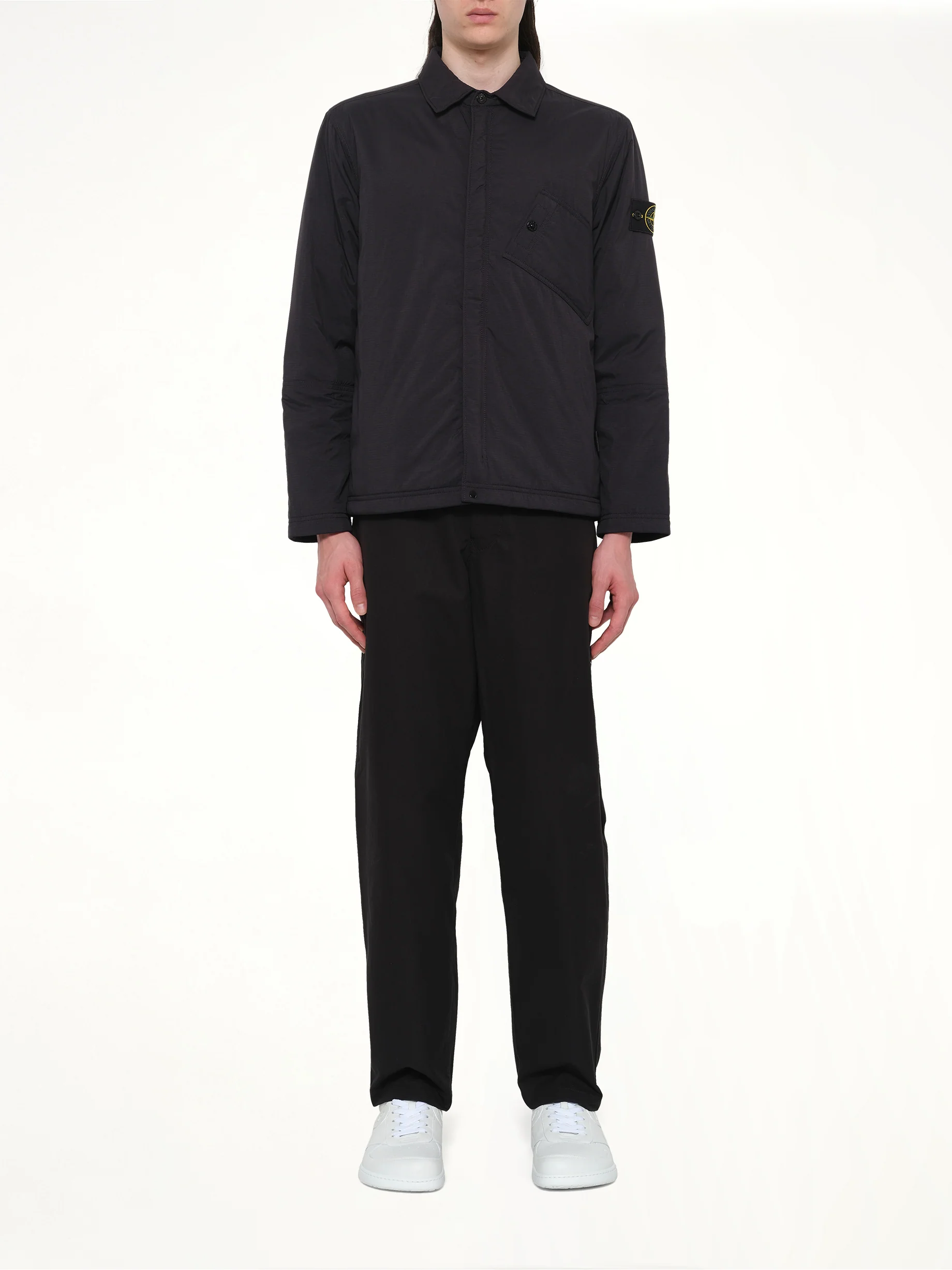 1200007 Overshirt in Black - Image 7