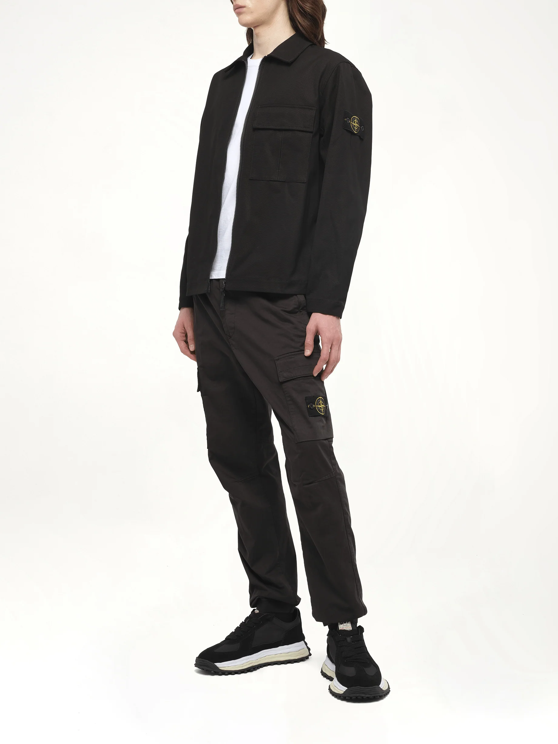 120001 Overshirt in Black - Image 4
