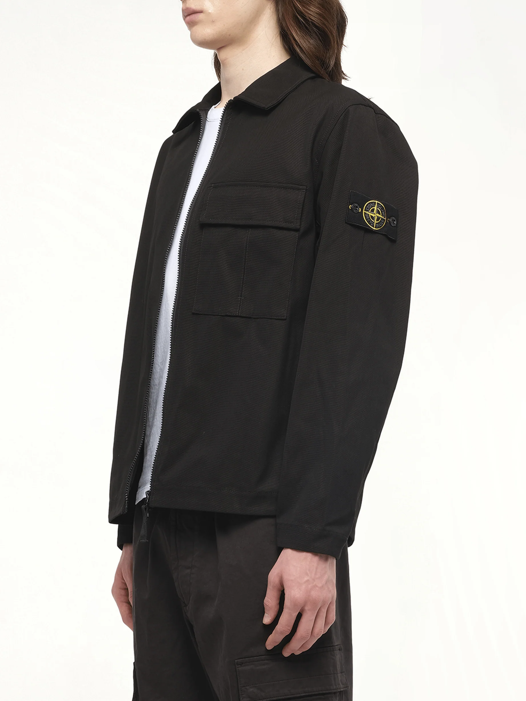 120001 Overshirt in Black - Image 5