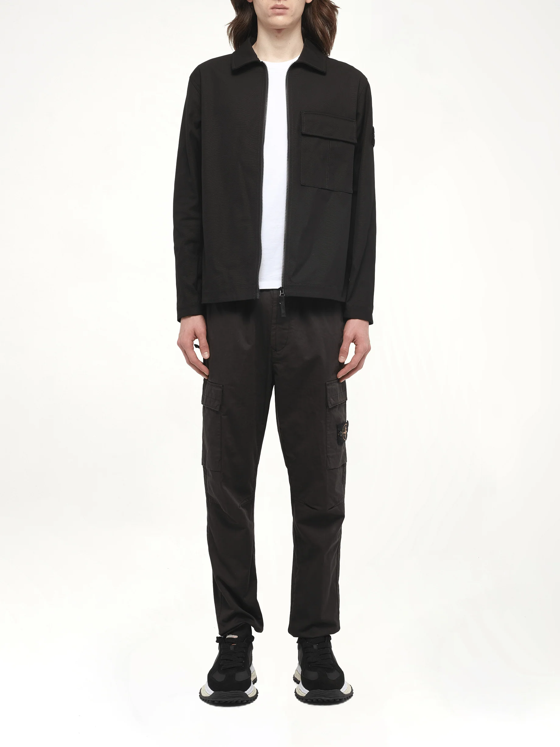 120001 Overshirt in Black - Image 7