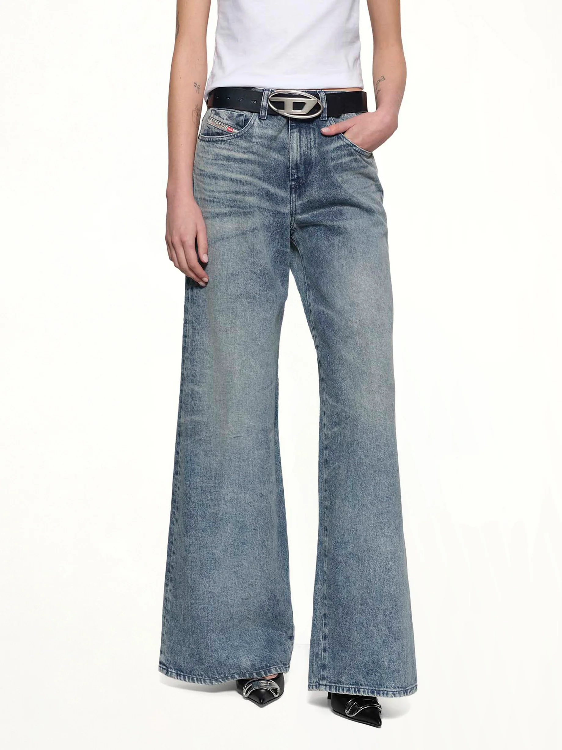 1978 D-AKEMI-FSH Wide Jeans in Blue - Image 6