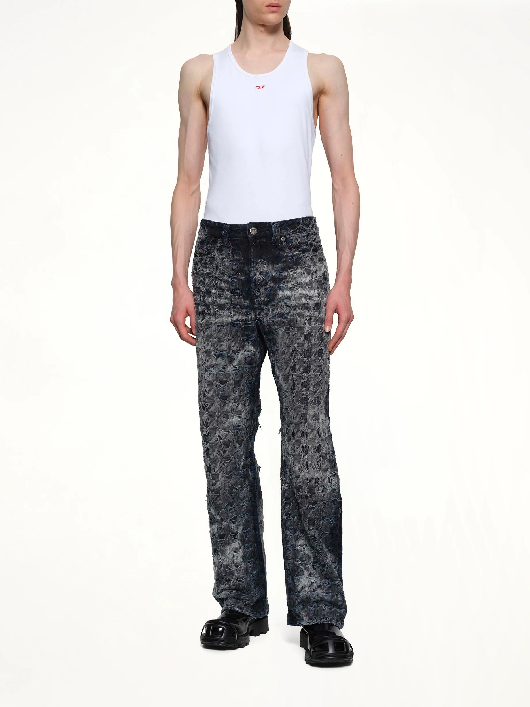 1980 D-EEPER-FSH Runway Jeans in Blue - Image 4