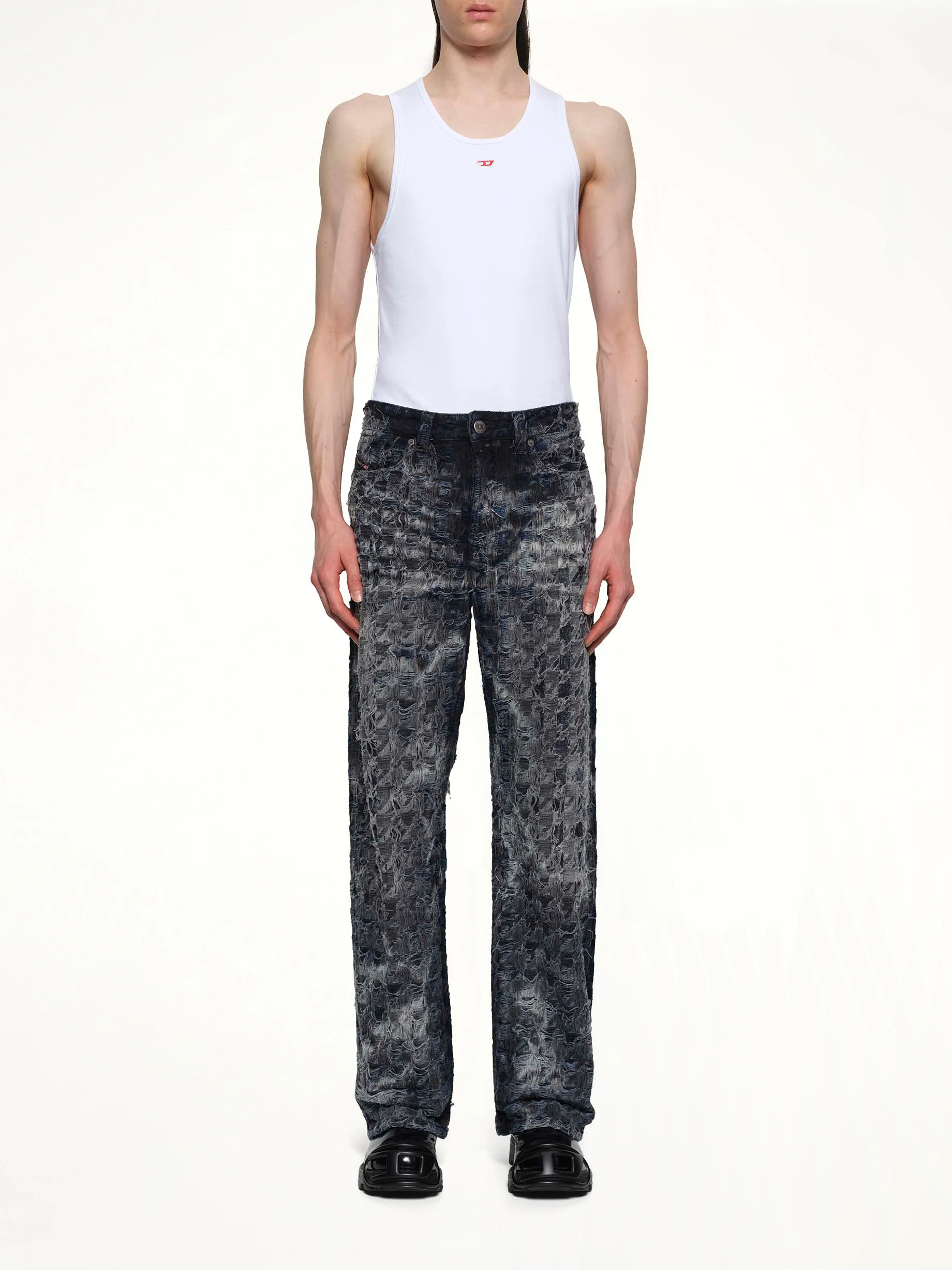 1980 D-EEPER-FSH Runway Jeans in Blue - Image 7