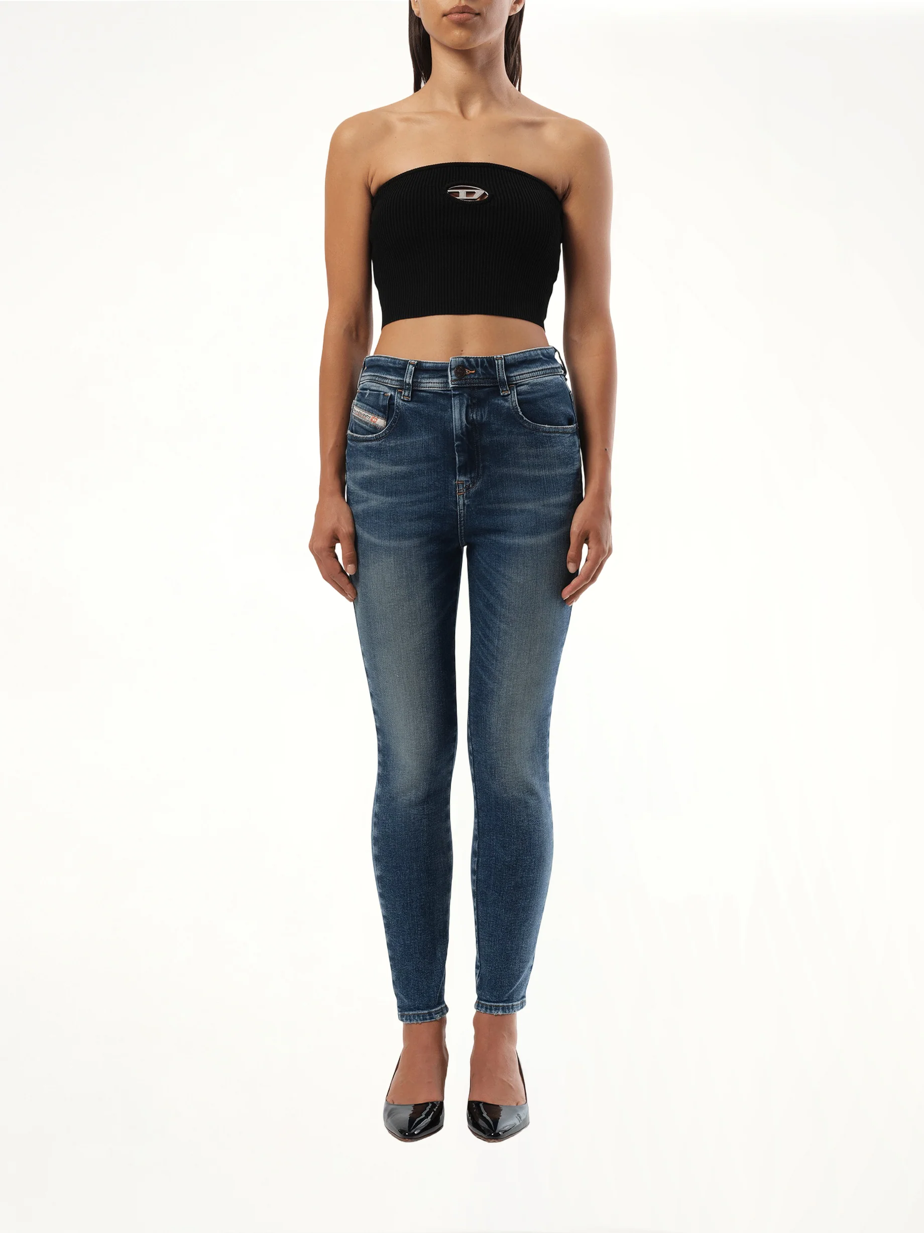 1984 Slandy High Jeans in Washed Indigo - Image 4