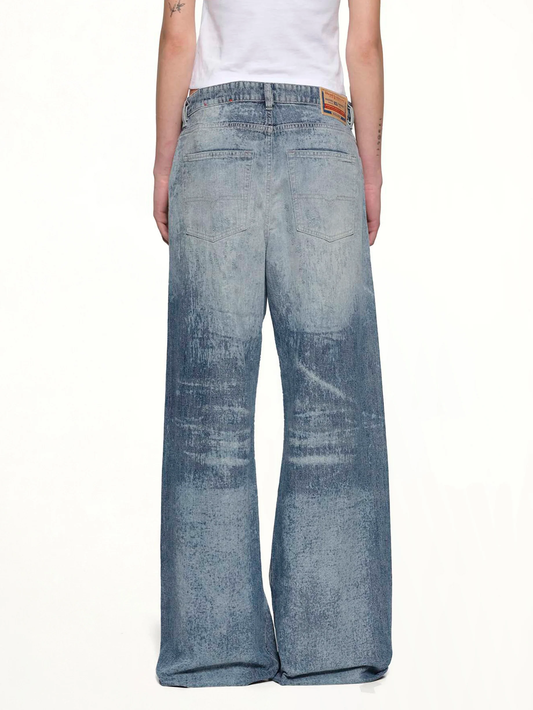 1996 D-SIRE-FSH Wide Jeans in Blue - Image 5