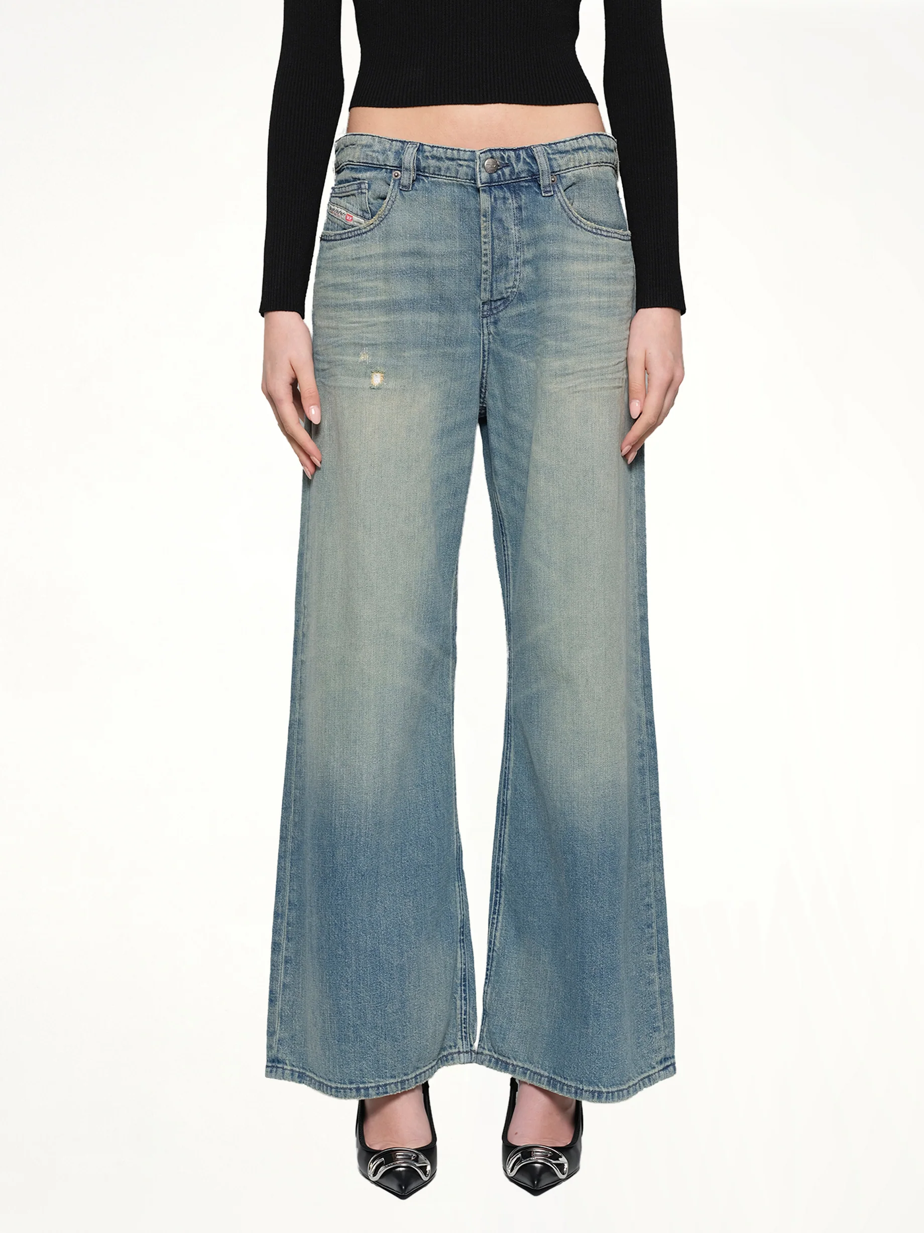 1996 D-SIRE Wide Jeans in Light Blue
