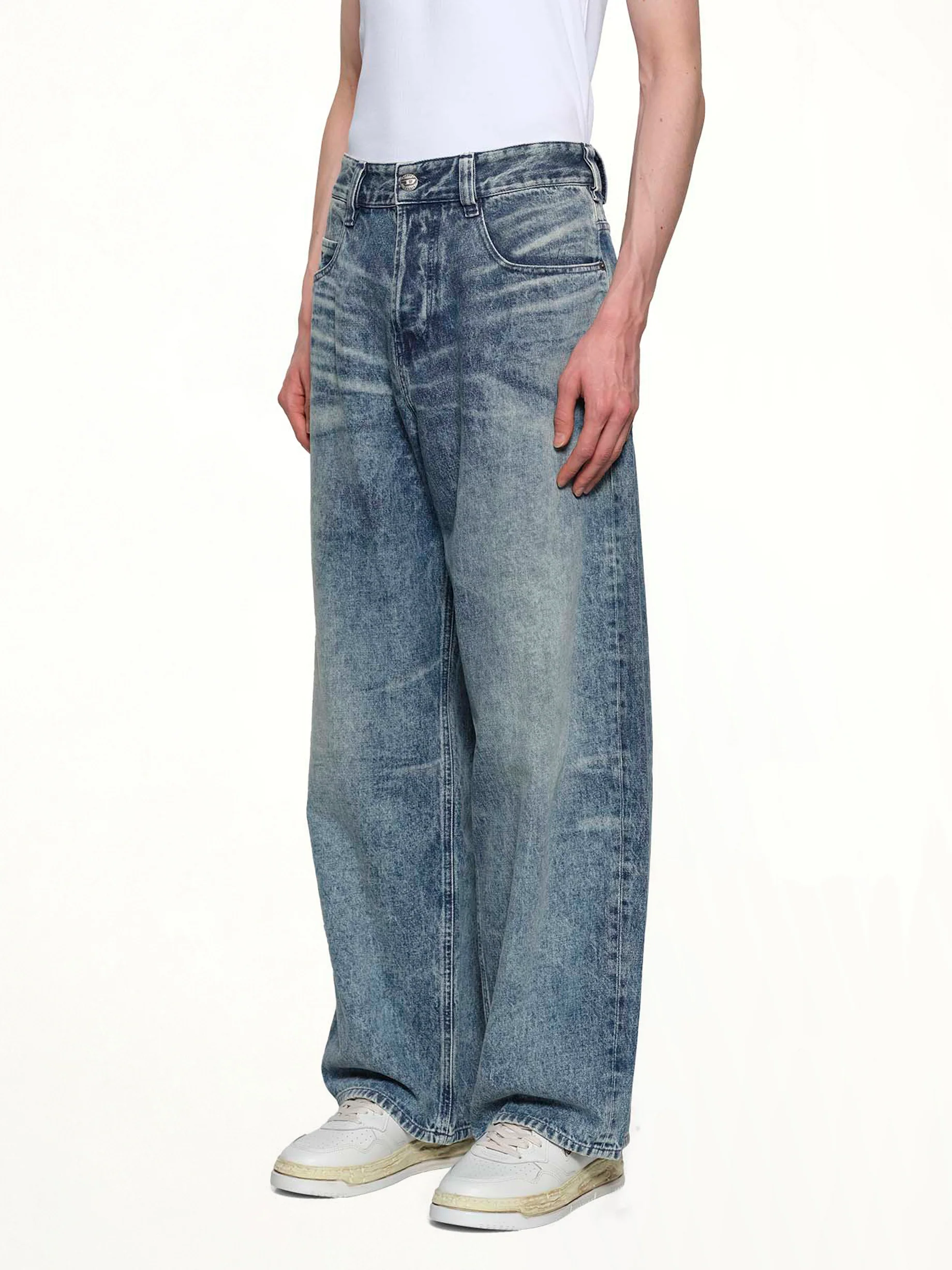 1997 D-ENIM-M-FSH Runway Jeans in Blue - Image 3