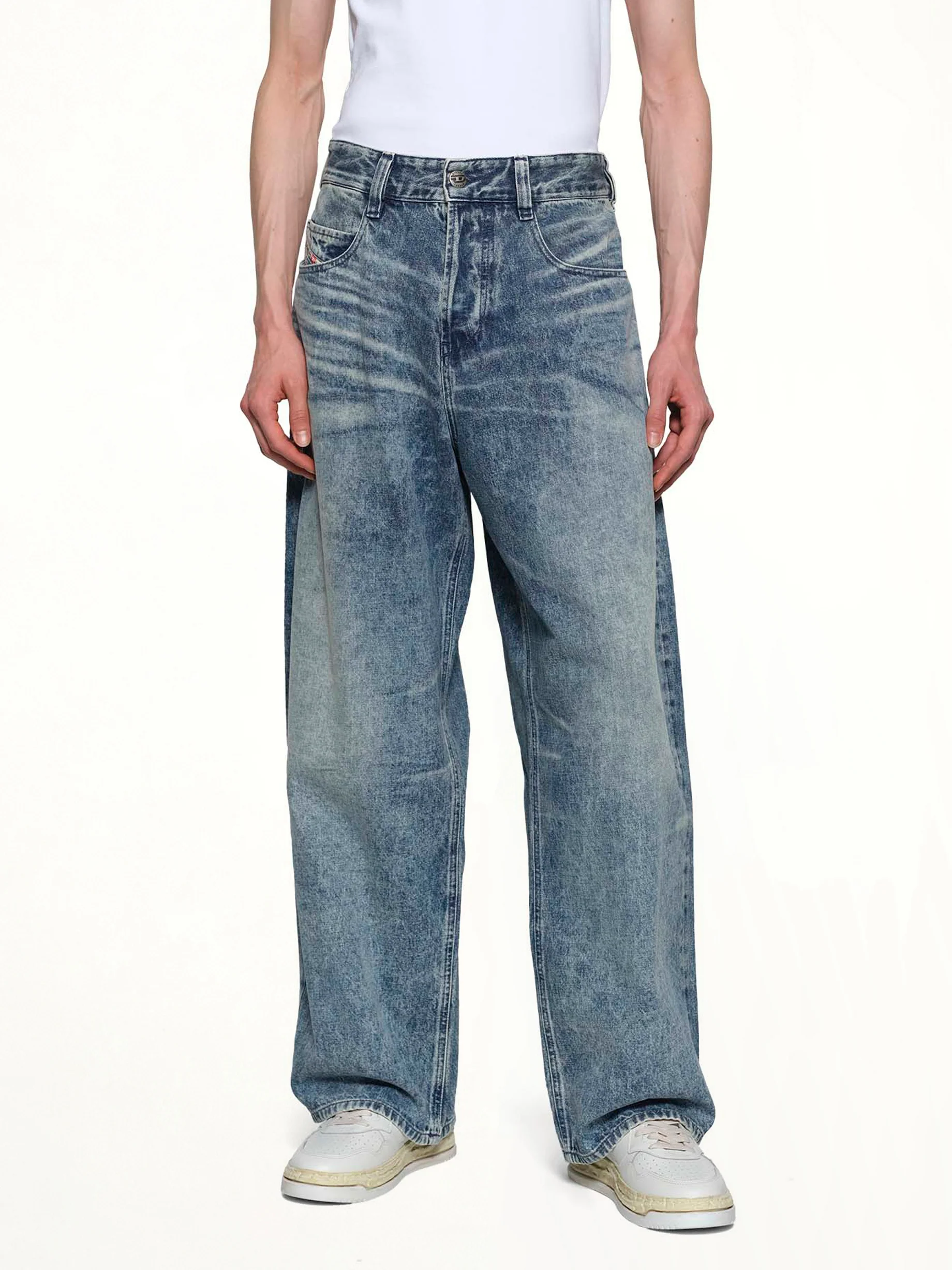1997 D-ENIM-M-FSH Runway Jeans in Blue - Image 6