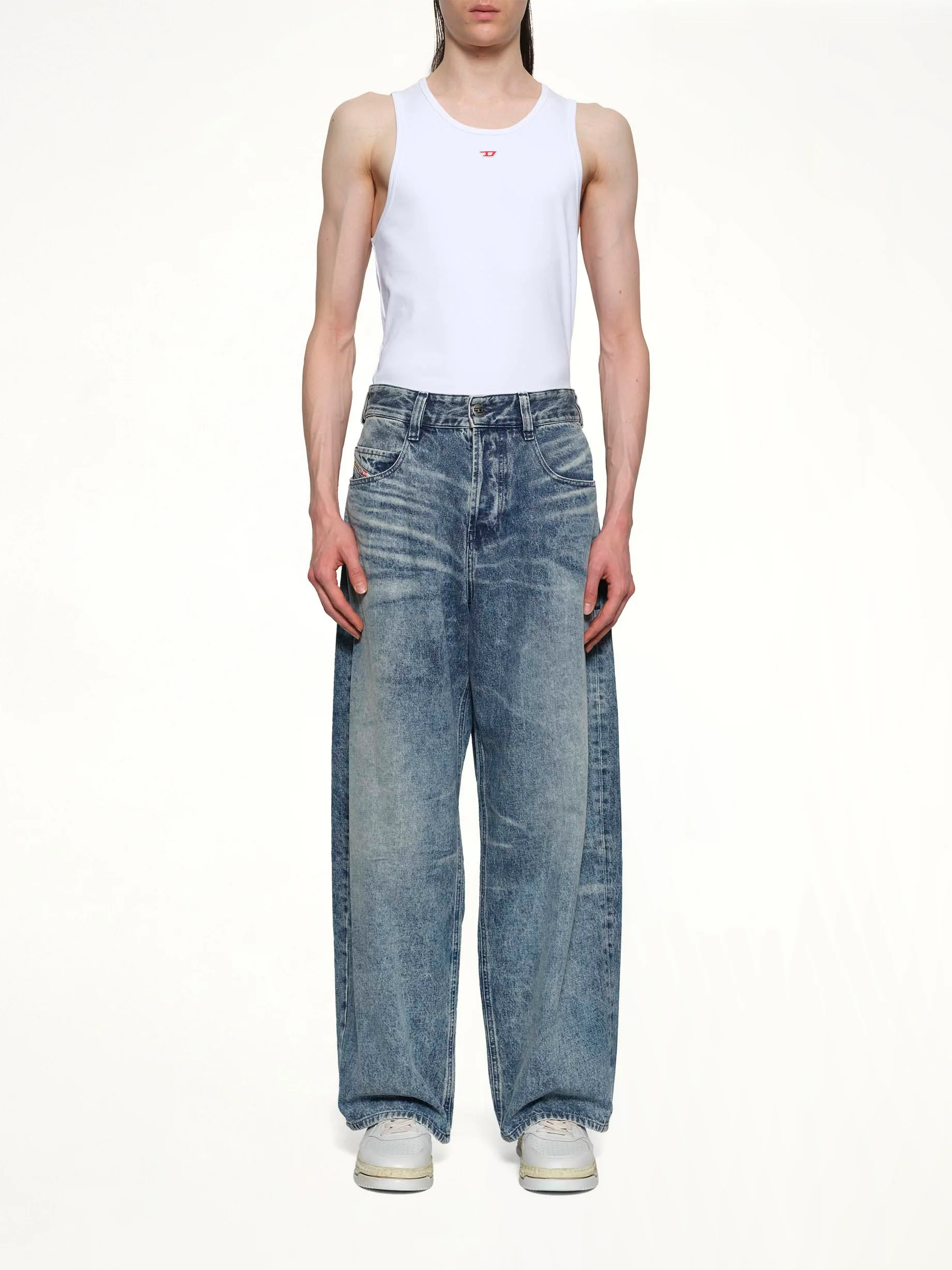 1997 D-ENIM-M-FSH Runway Jeans in Blue - Image 7