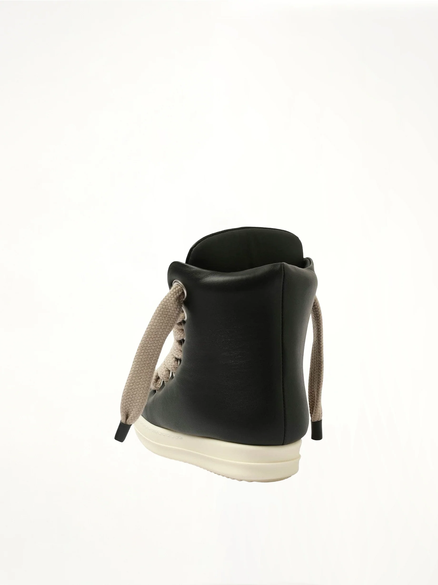 Jumbo Laced Padded High Sneaks in Black/Milk - Image 3