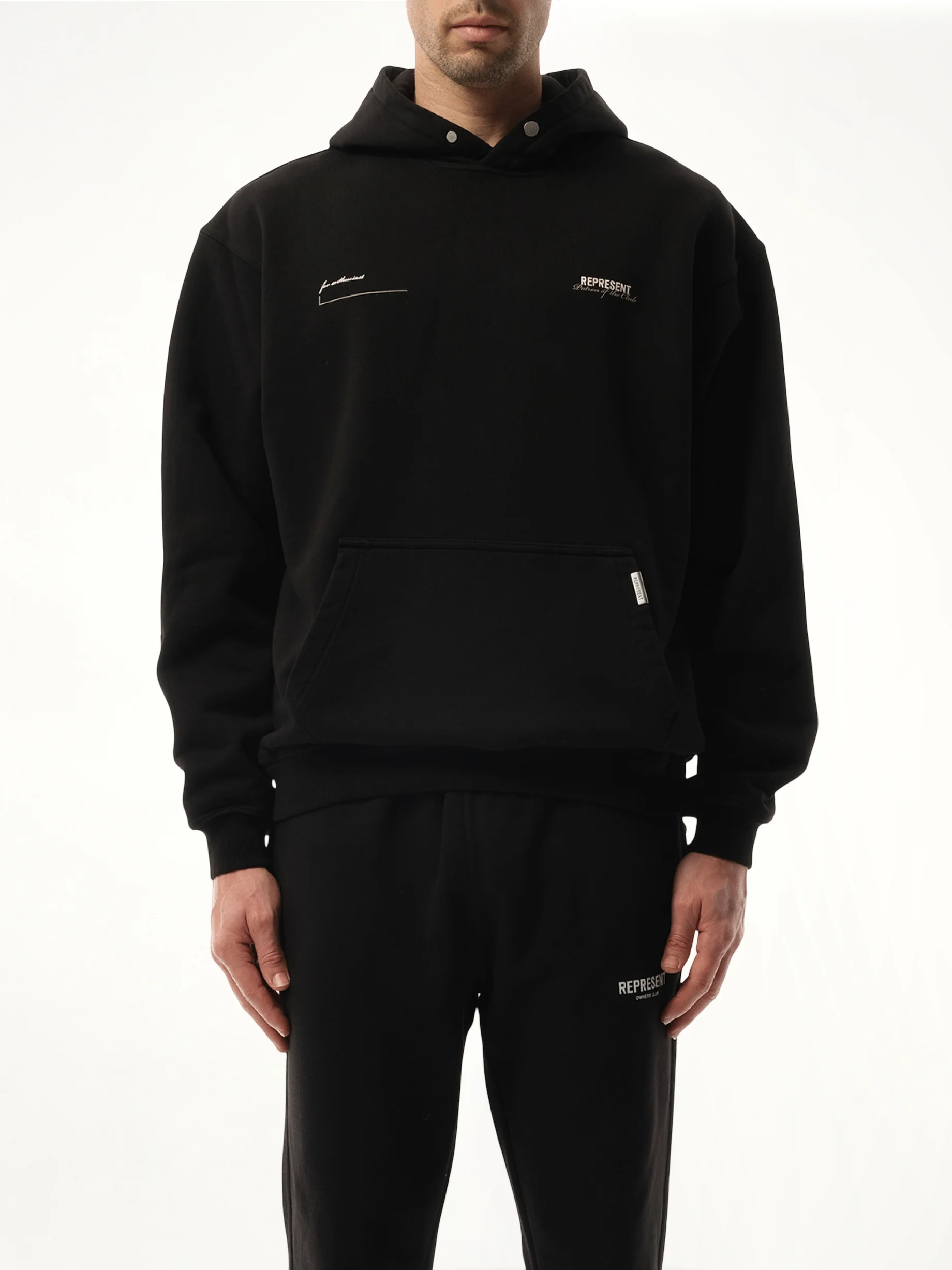 Patron of the Club Hoodie in Black