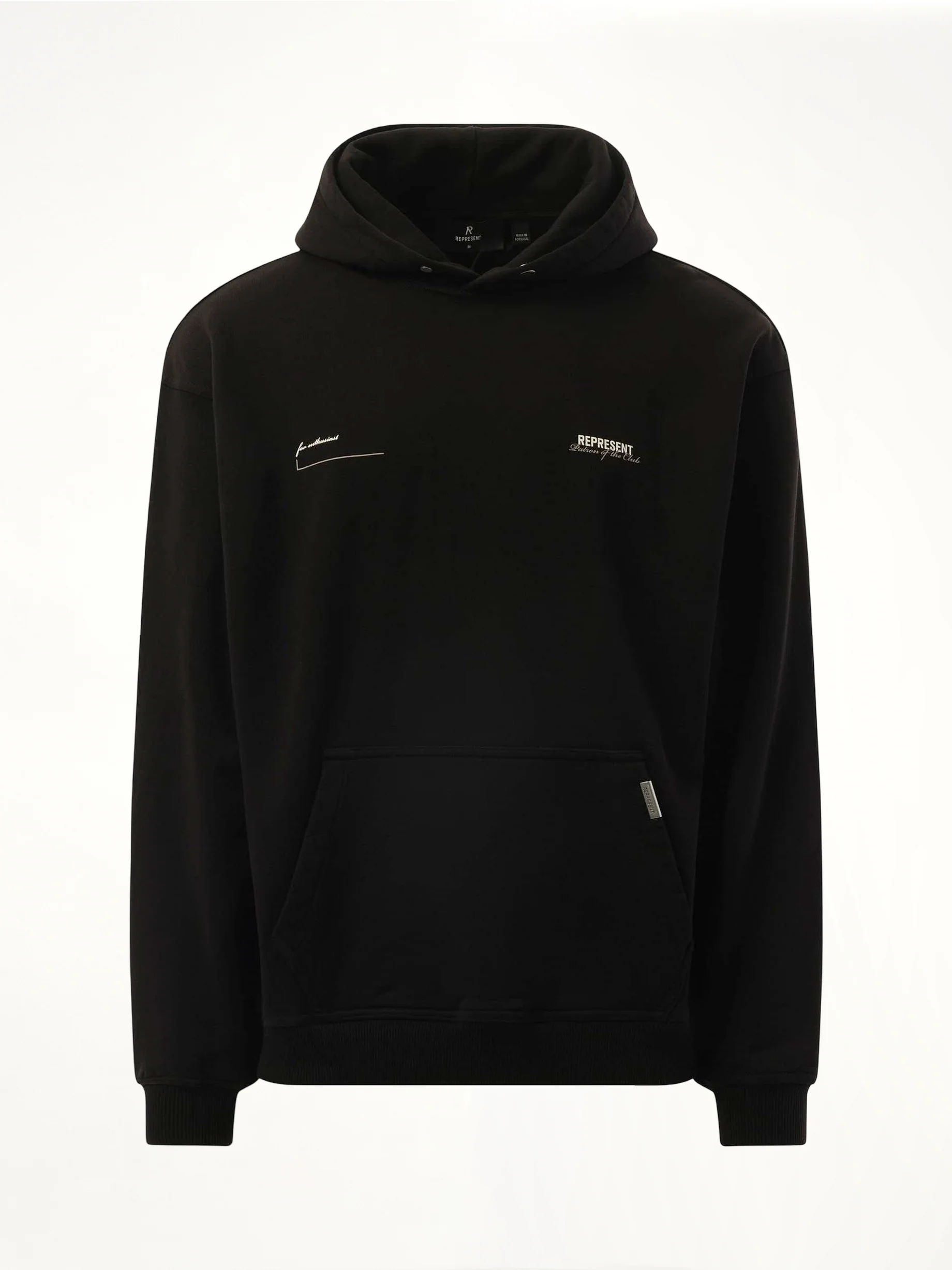 Patron of the Club Hoodie in Black - Image 2