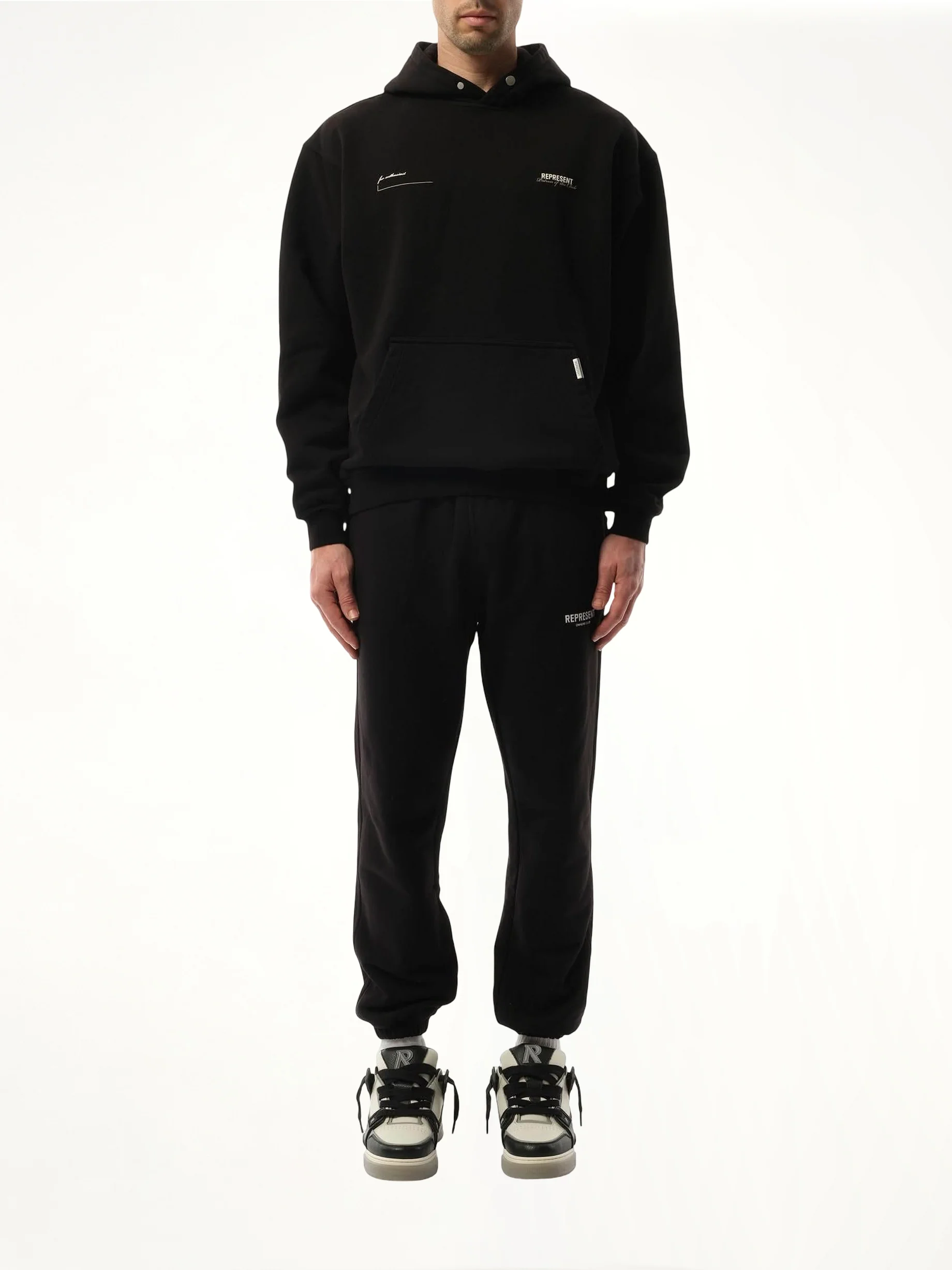 Patron of the Club Hoodie in Black - Image 4