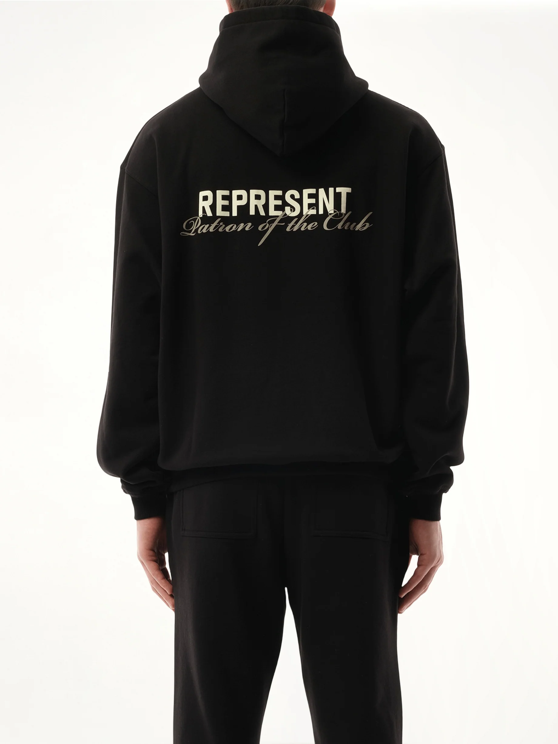 Patron of the Club Hoodie in Black - Image 5