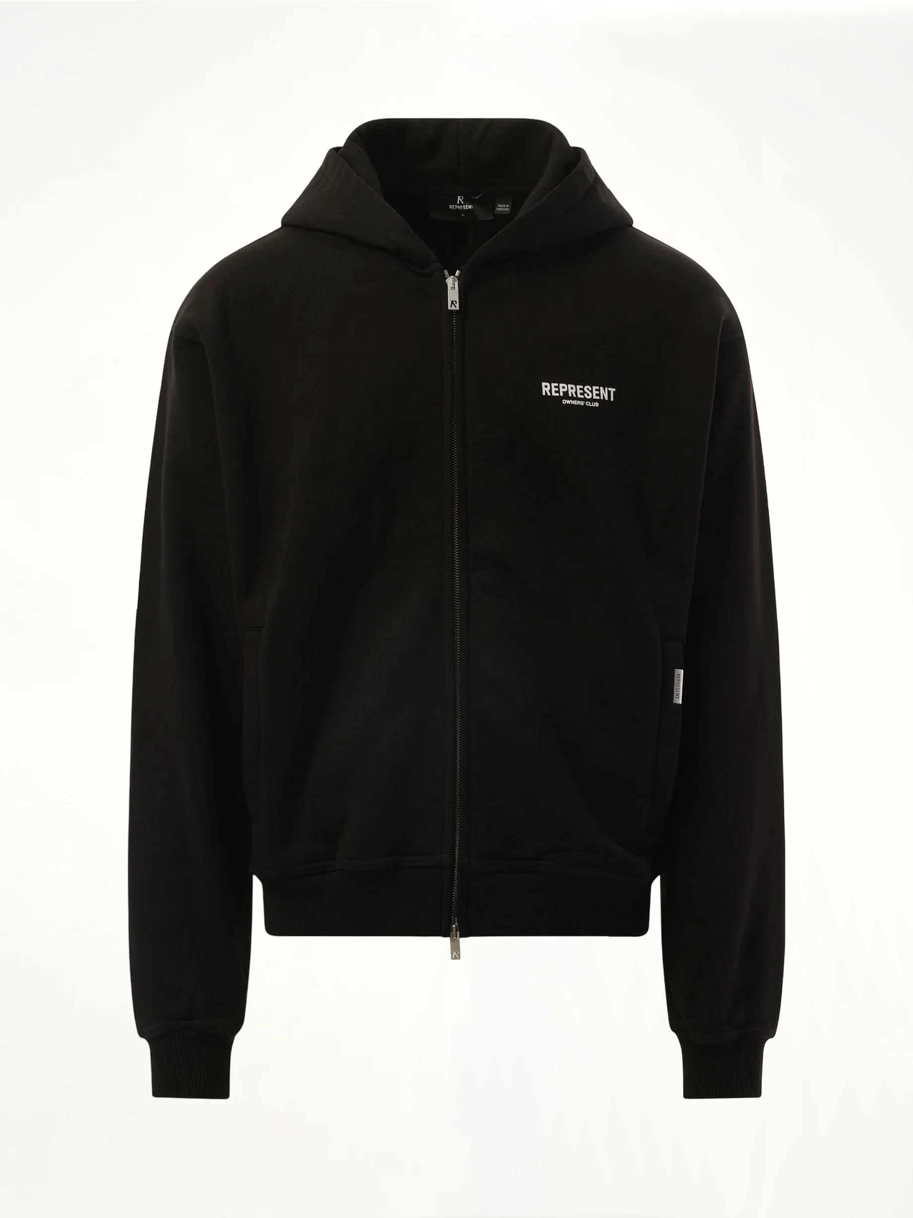 Represent Owners Club Zip Hoodie in Black - Image 2