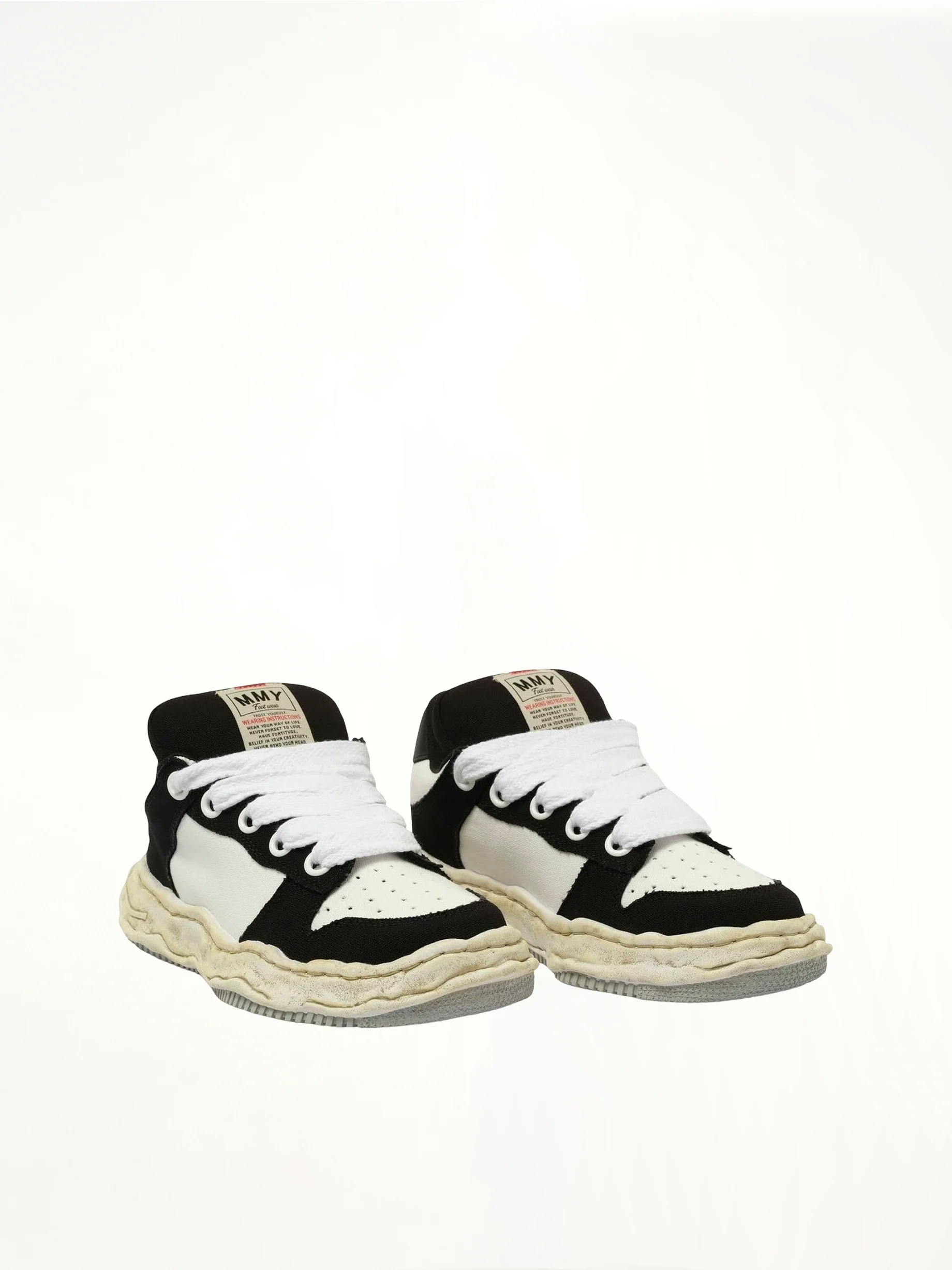WAYNE OG Puffer Sneaker in Black/White - Image 2