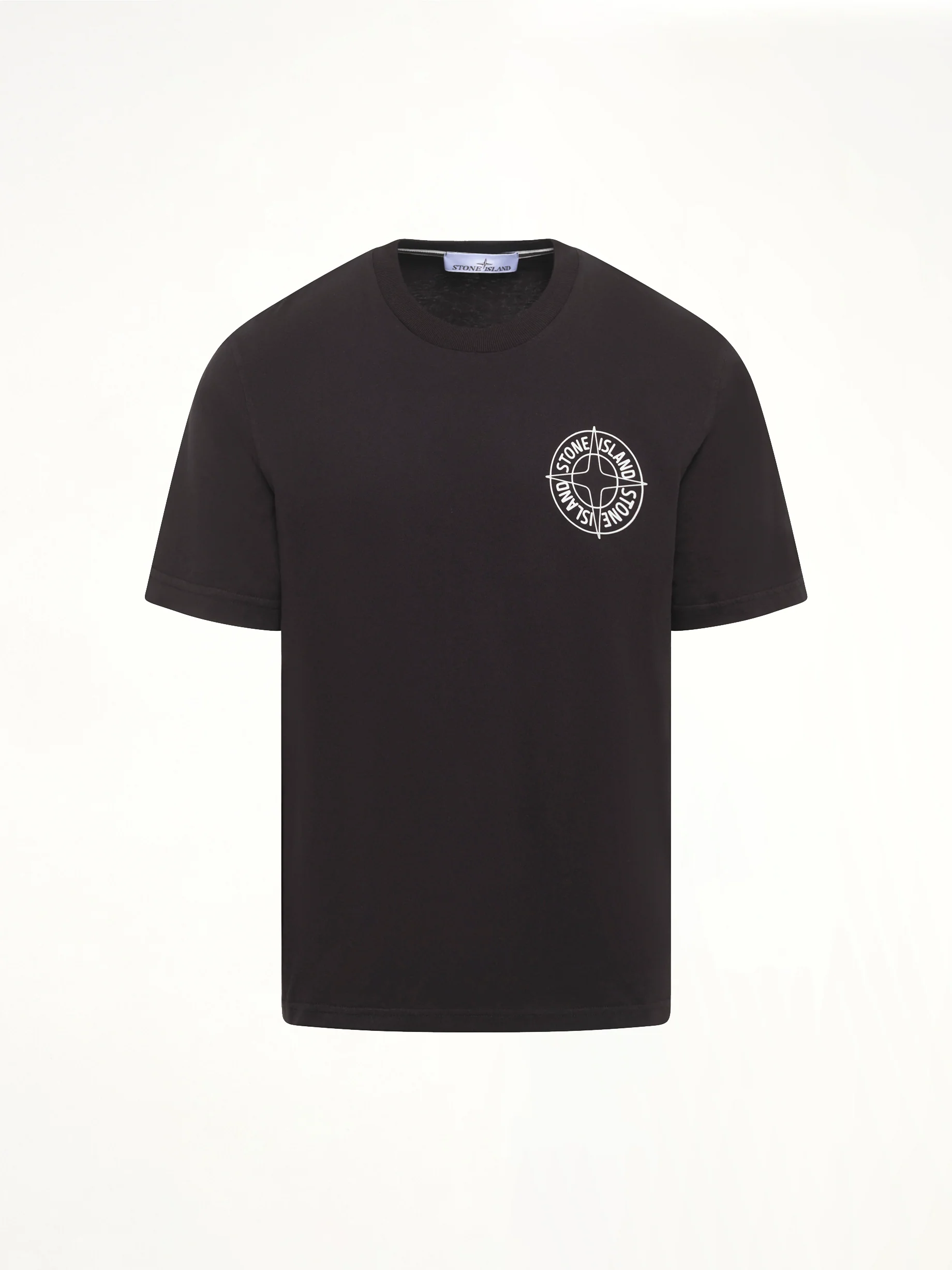 2100001 Chest Logo T-Shirt in Black - Image 2