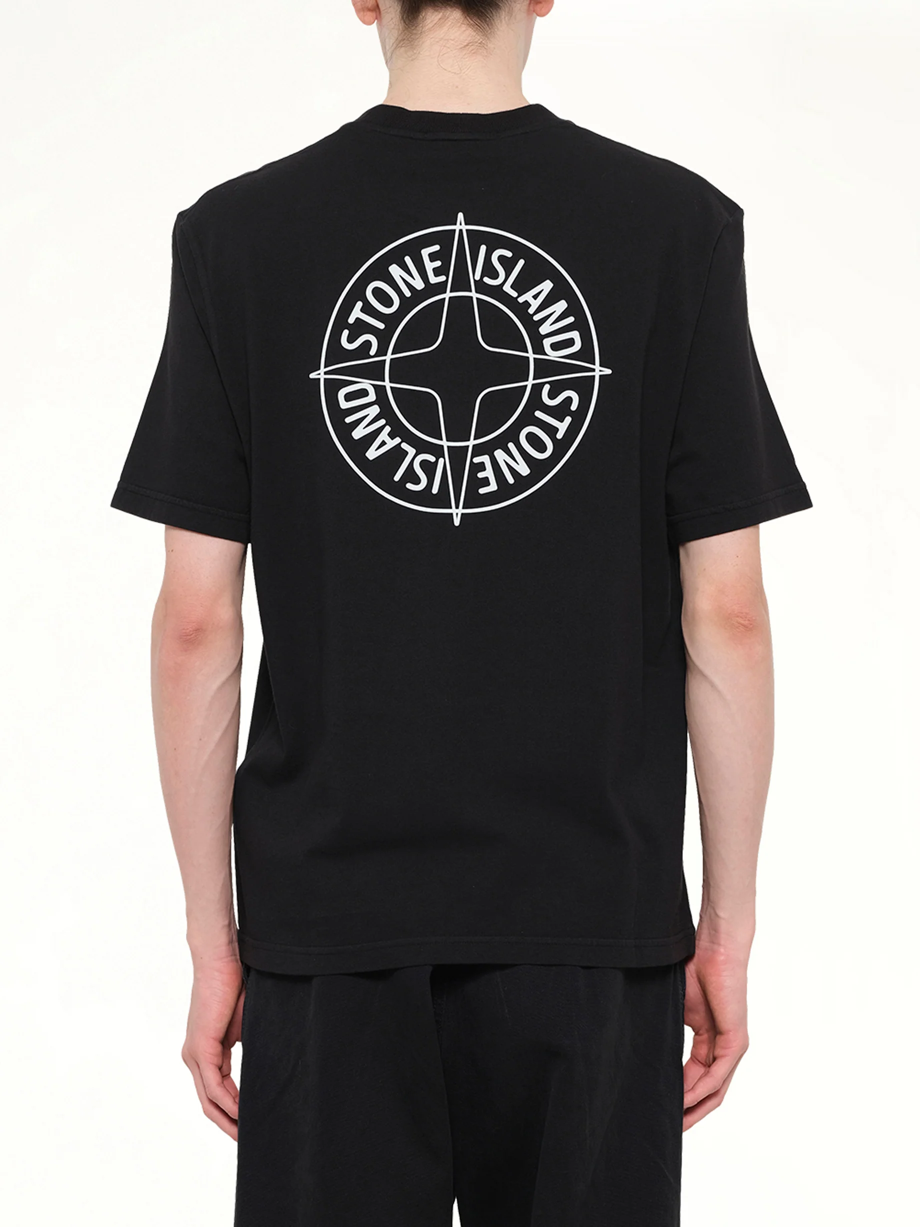 2100001 Chest Logo T-Shirt in Black - Image 5