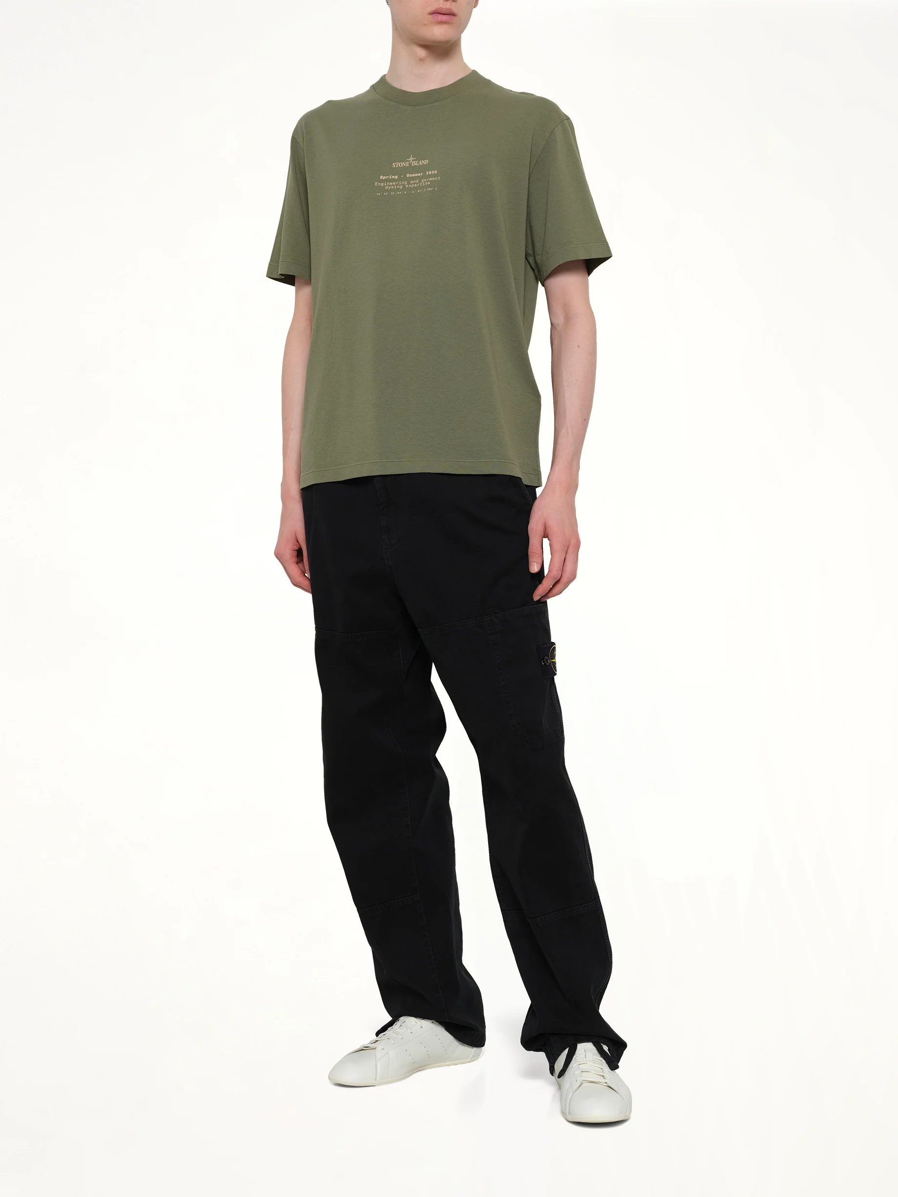 2100001 SS T-Shirt in Military Green - Image 4