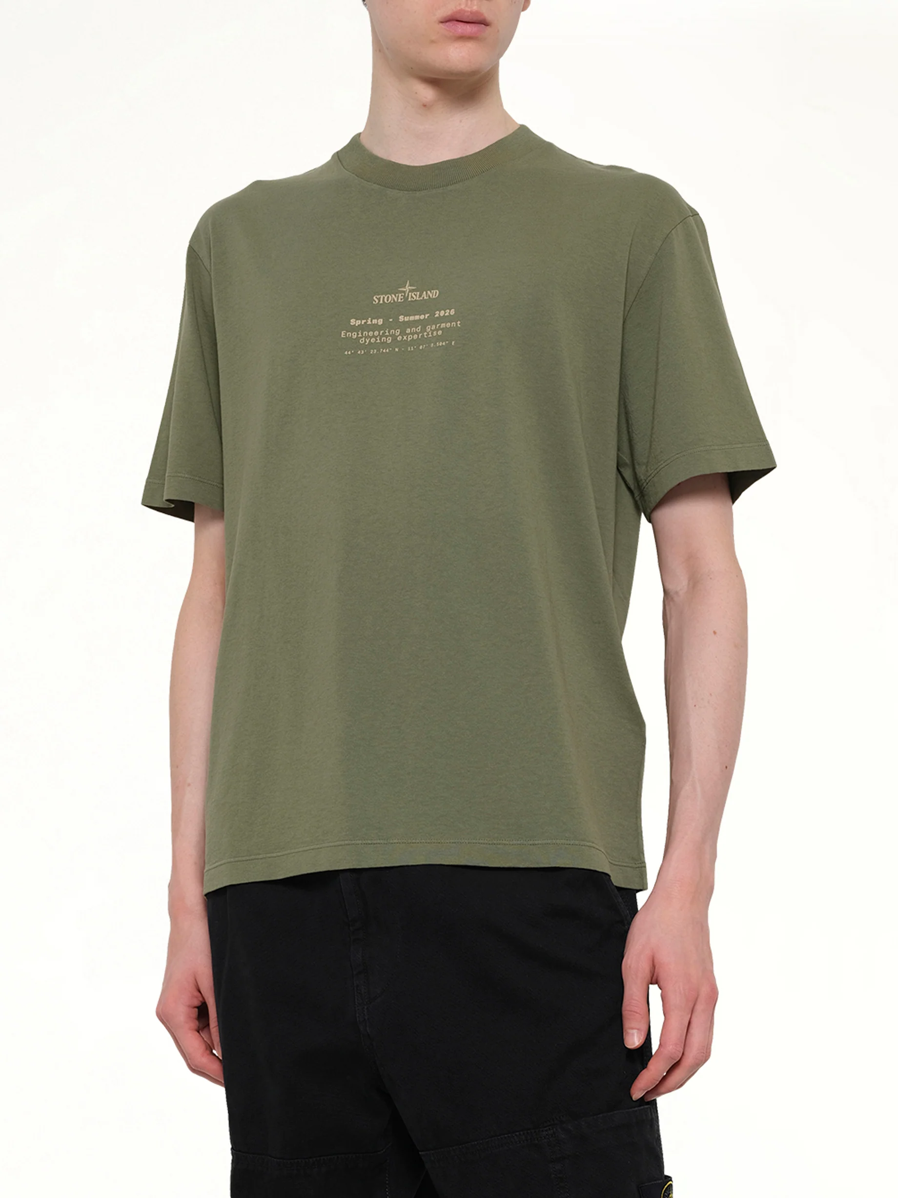 2100001 SS T-Shirt in Military Green - Image 6