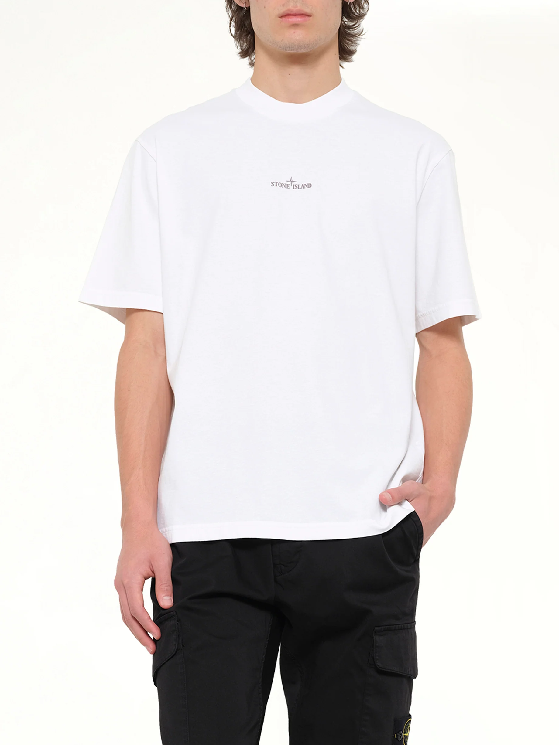 2100001 SS T-Shirt in White - Image 6
