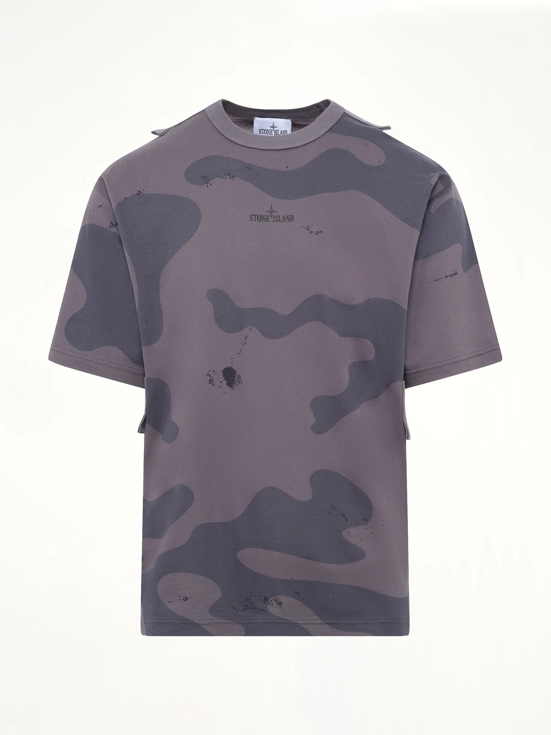 2100016 SS T-Shirt in Blue Grey - Image 2