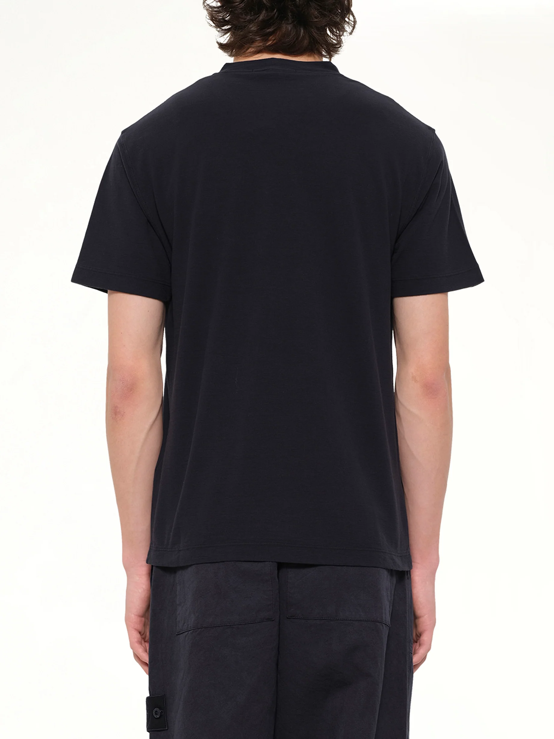 2100021 SS T-Shirt in Navy Blue - Image 5