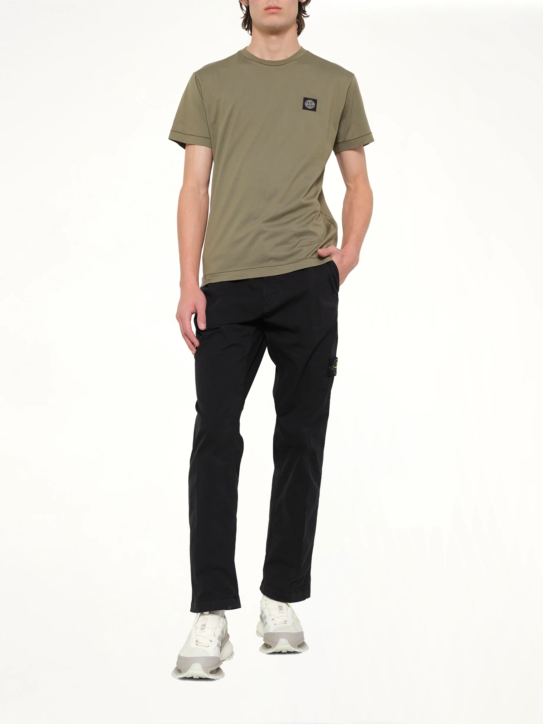 2100027 SS T-Shirt in Military Green - Image 4