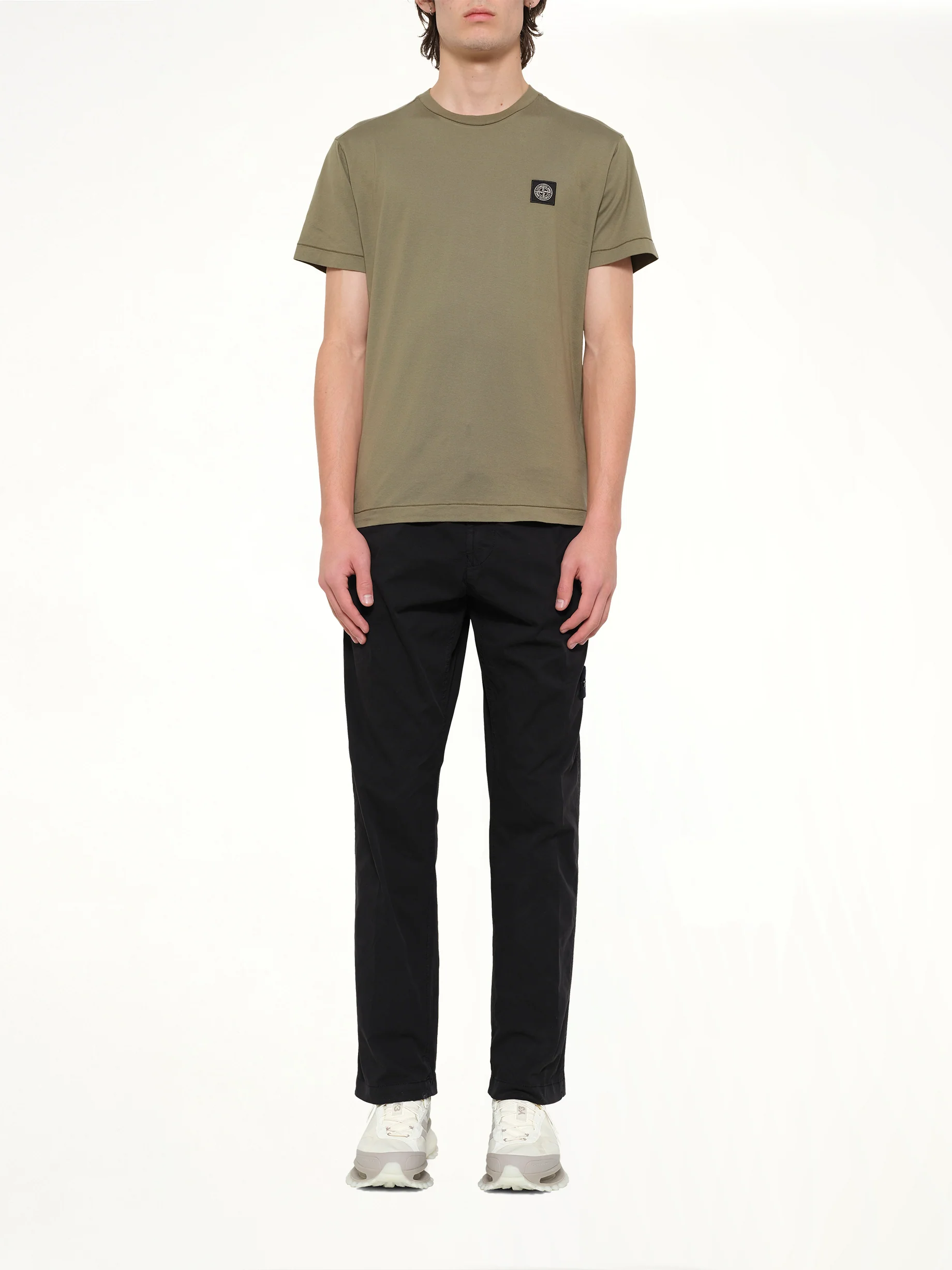 2100027 SS T-Shirt in Military Green - Image 7