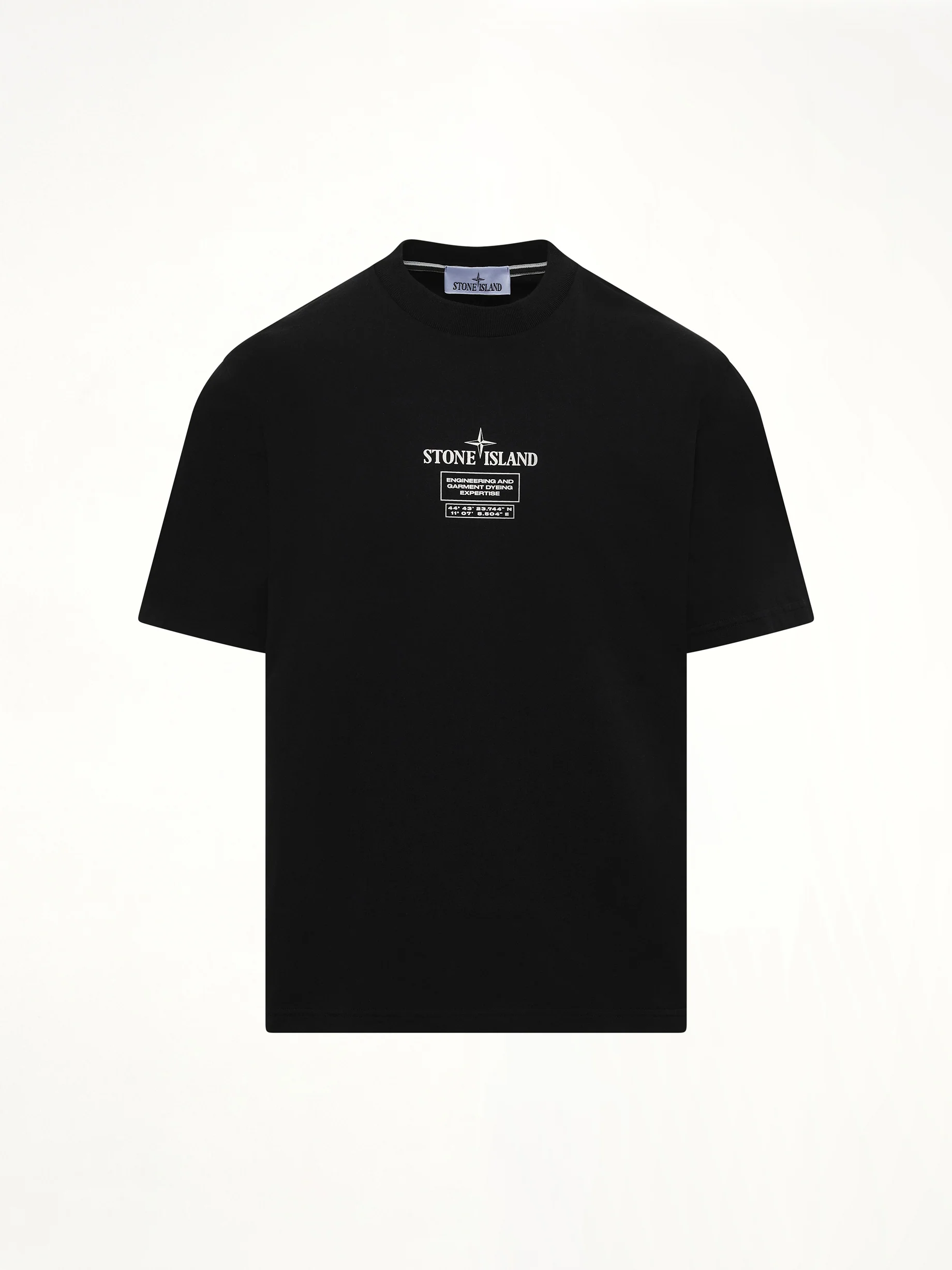 210003 02 Industrial Logos S/S T-Shirt in Black - Image 2