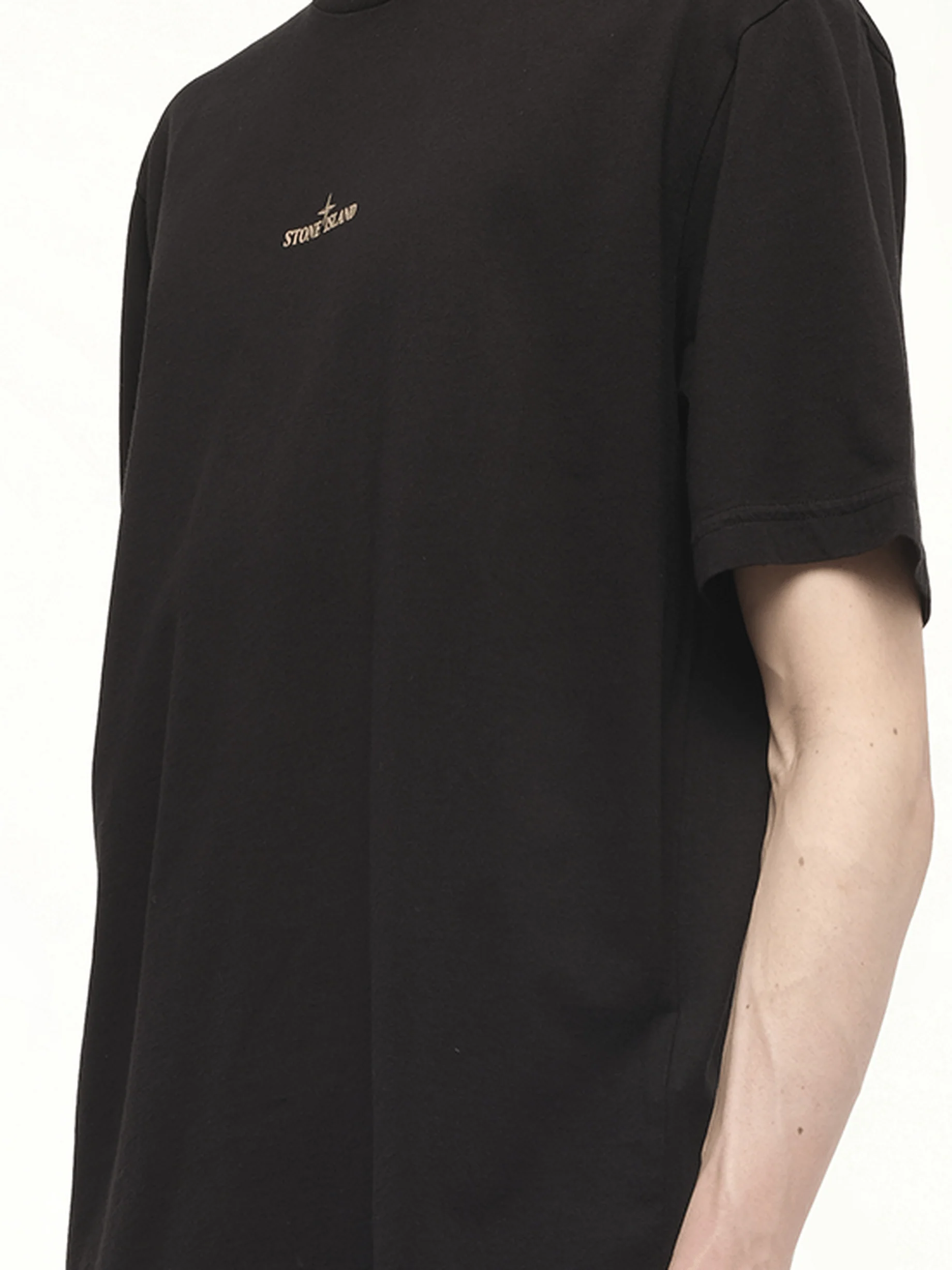 210003 Bleeding Numbers Compass S/S T-Shirt in Black - Image 3