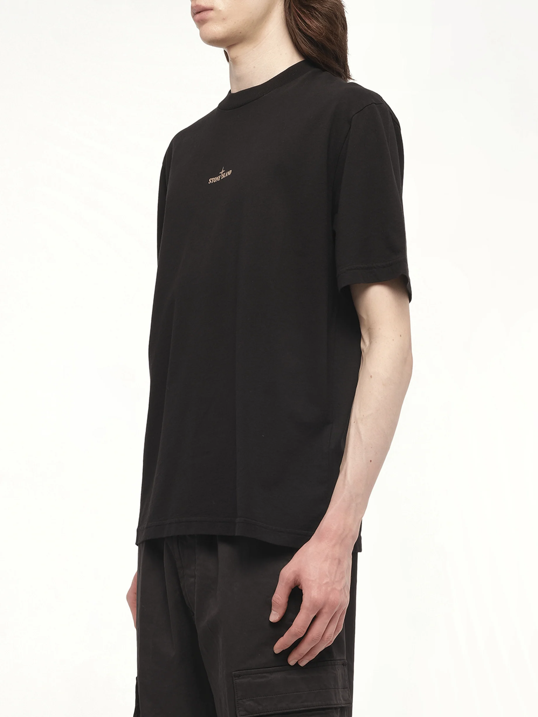 210003 Bleeding Numbers Compass S/S T-Shirt in Black - Image 5