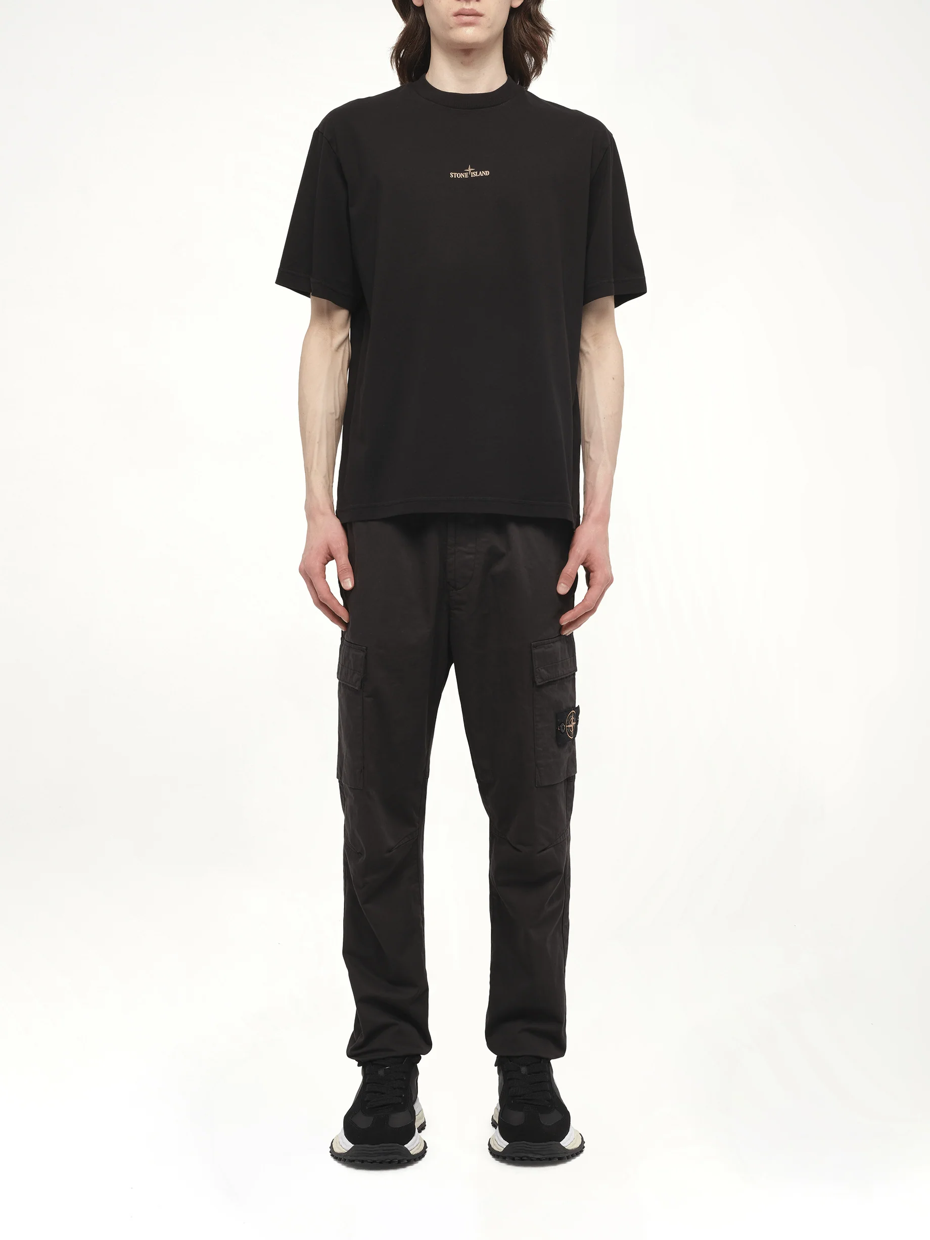 210003 Bleeding Numbers Compass S/S T-Shirt in Black - Image 7