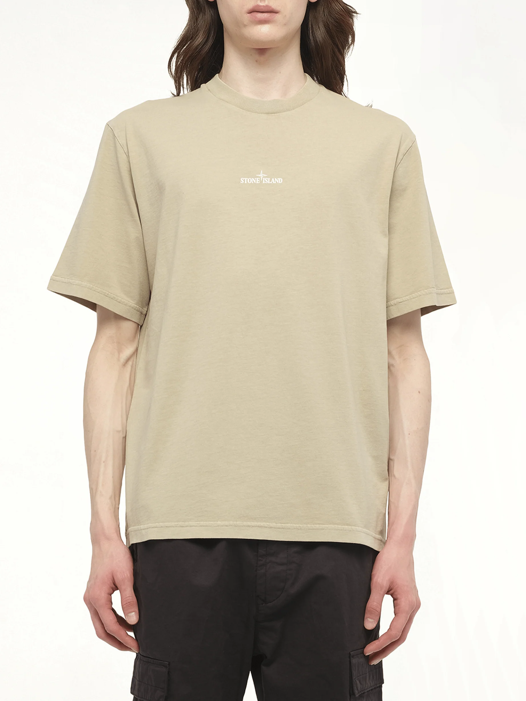 210003 Industrial Print S/S T-Shirt in Desert