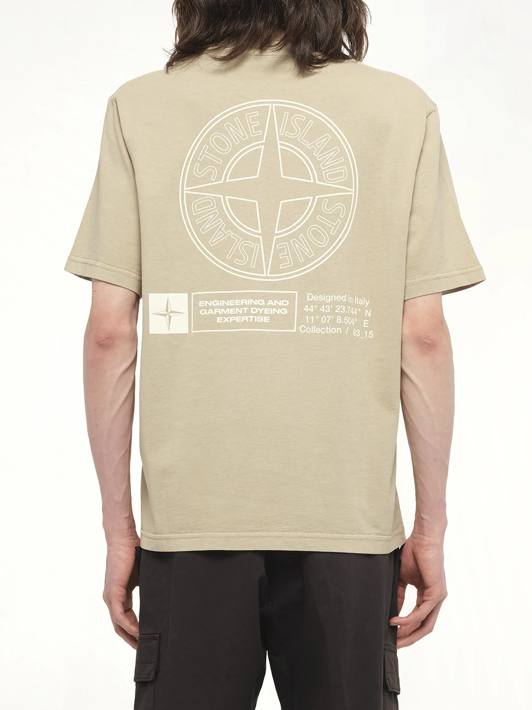 210003 Industrial Print S/S T-Shirt in Desert - Image 6