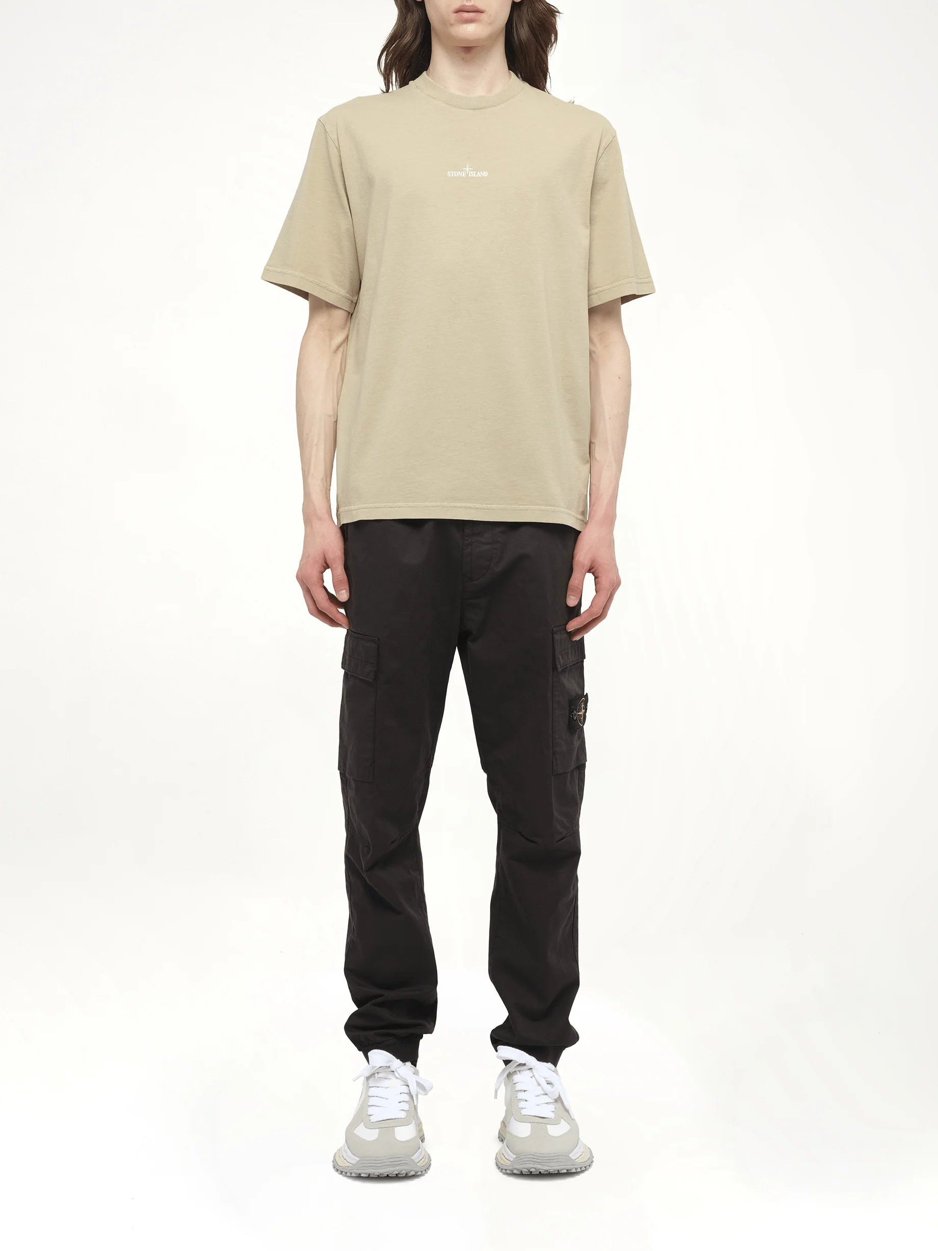 210003 Industrial Print S/S T-Shirt in Desert - Image 7