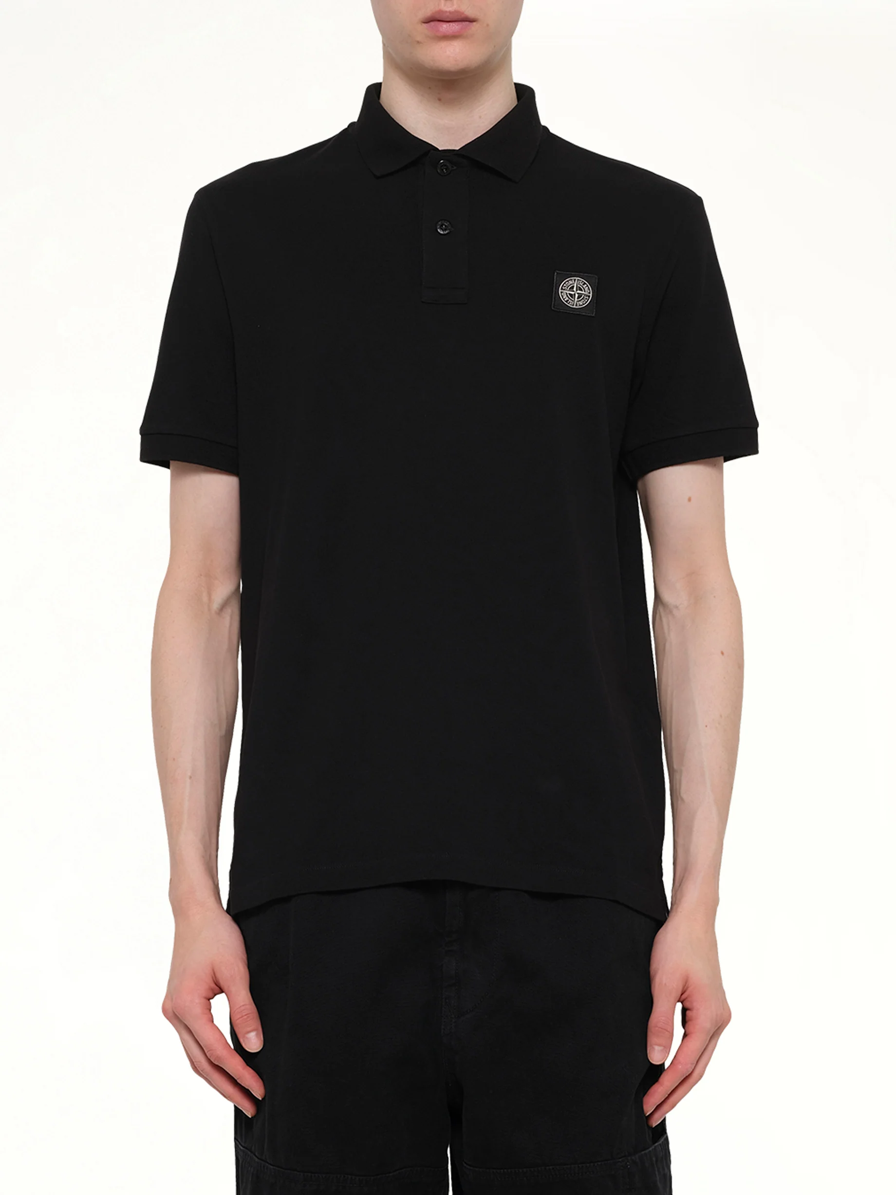 2200008 SS Polo in Black