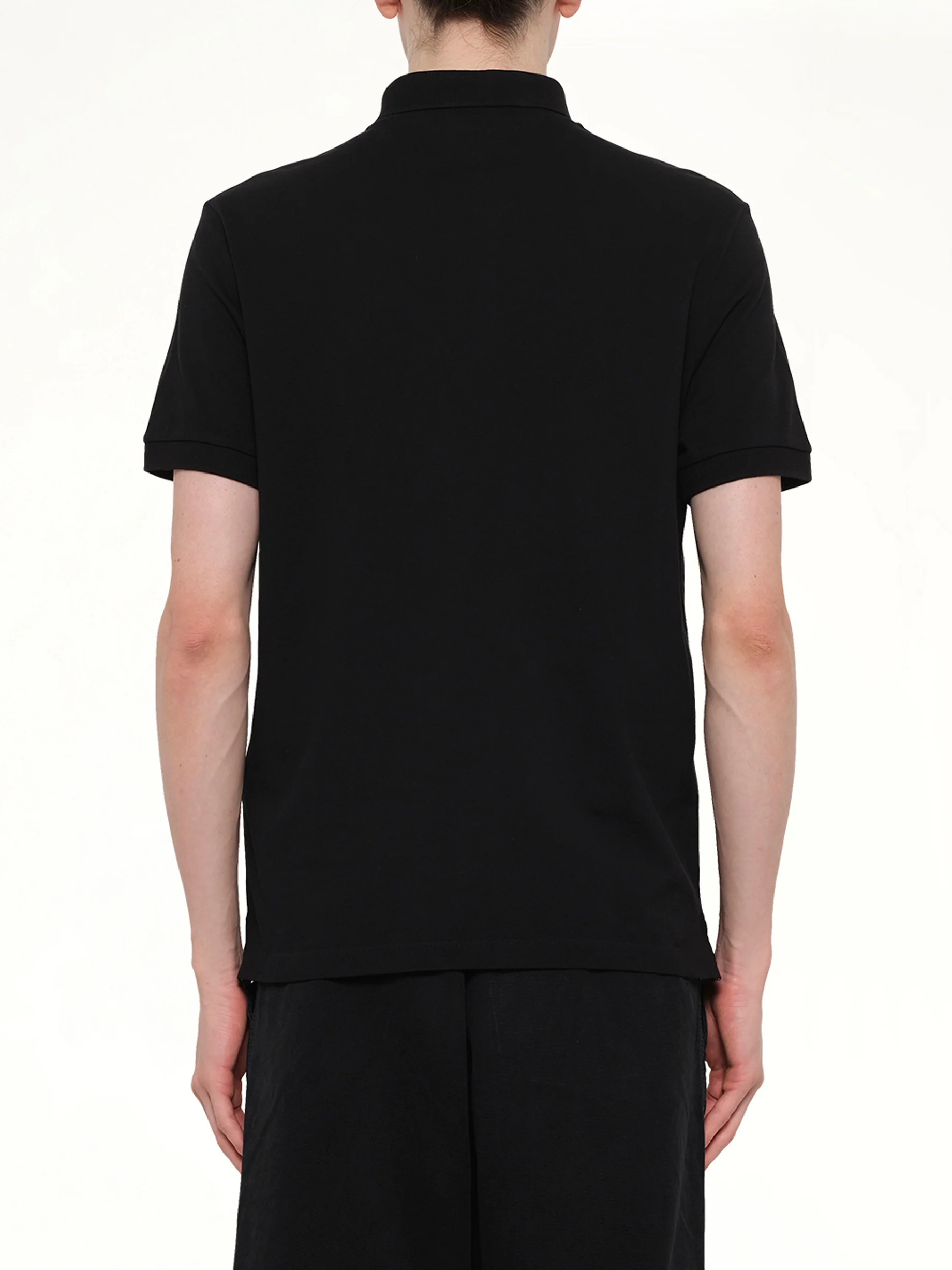 2200008 SS Polo in Black - Image 5
