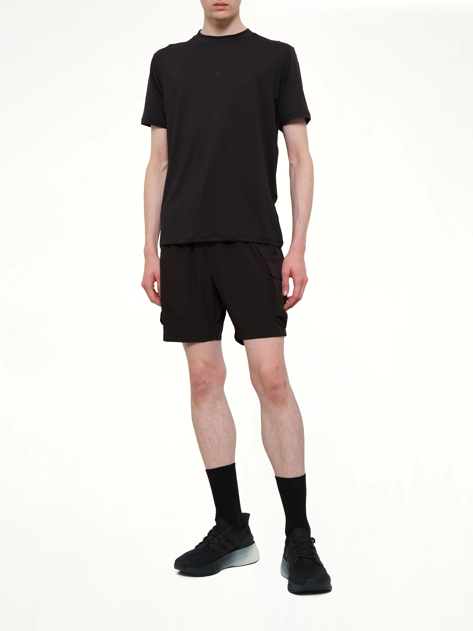 247 DNA Mesh T-Shirt in Jet Black - Image 4
