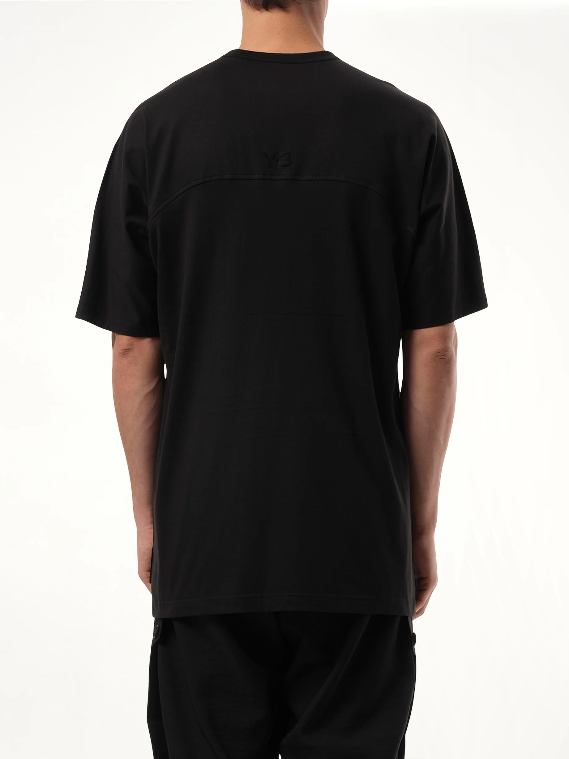 3 Stripe T-Shirt in Black - Image 6