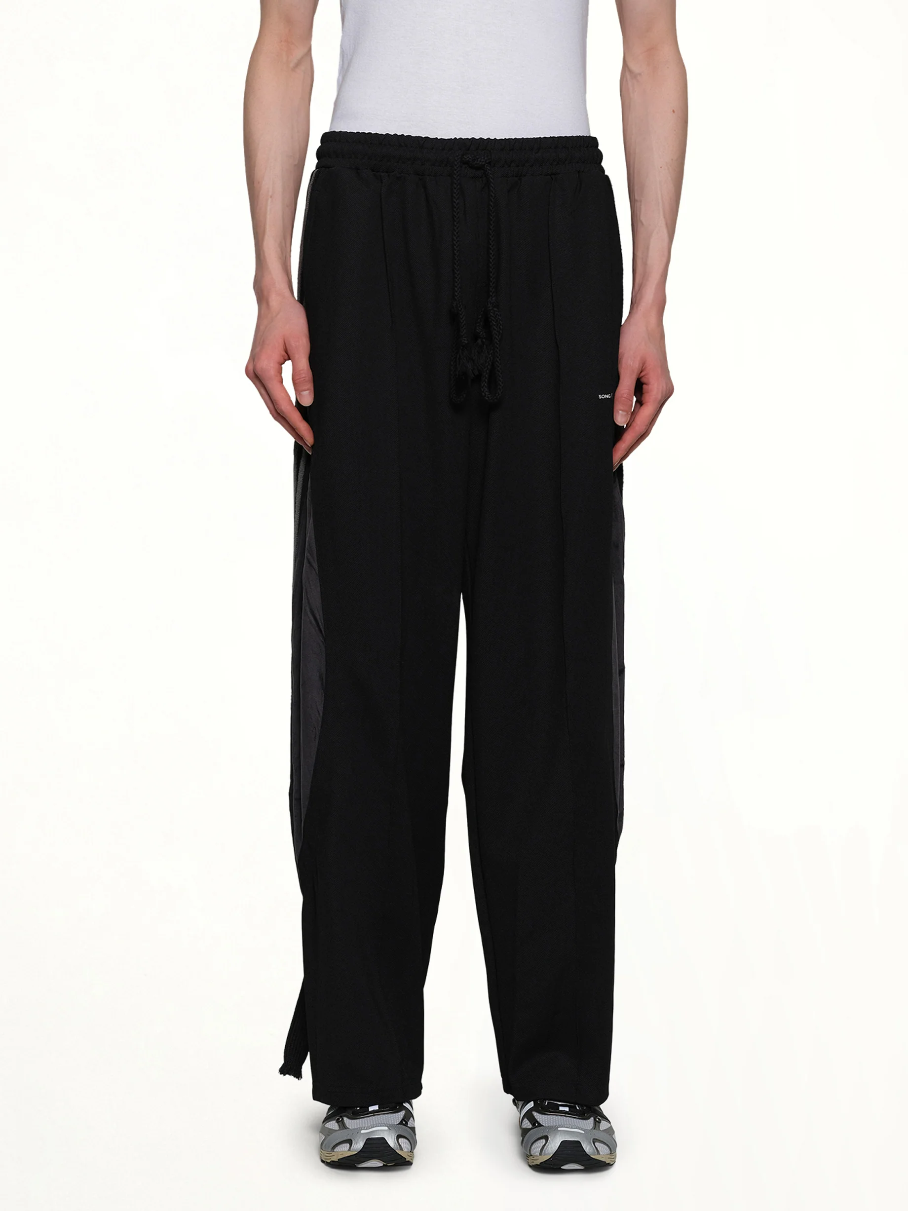 3 Stripe Track Pants in Black