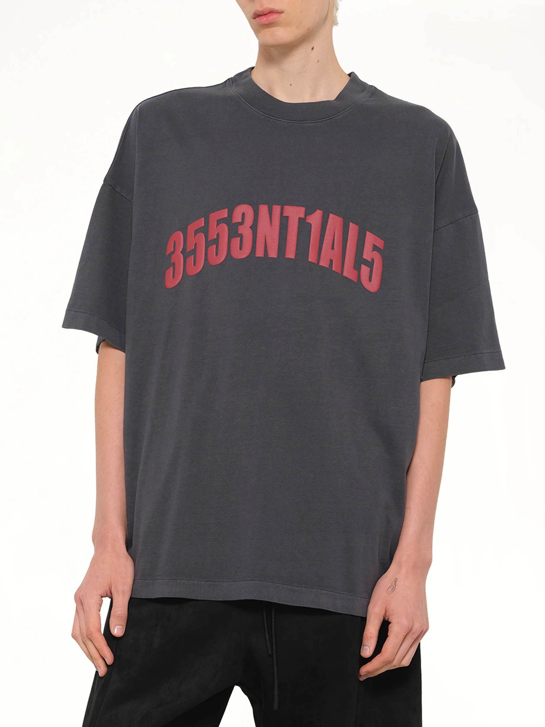 3553NTIAL5 T-Shirt in Iron Grey - Image 6